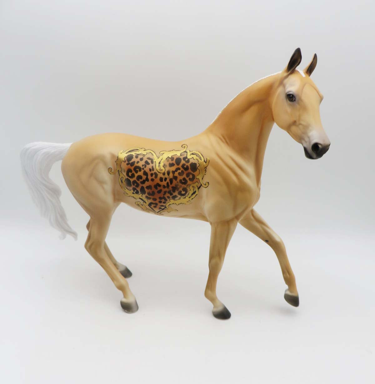 Spot In My Heart For You -OOAK - Valentine Decorator Arabian Mare By Dawn Quick  2/14/23