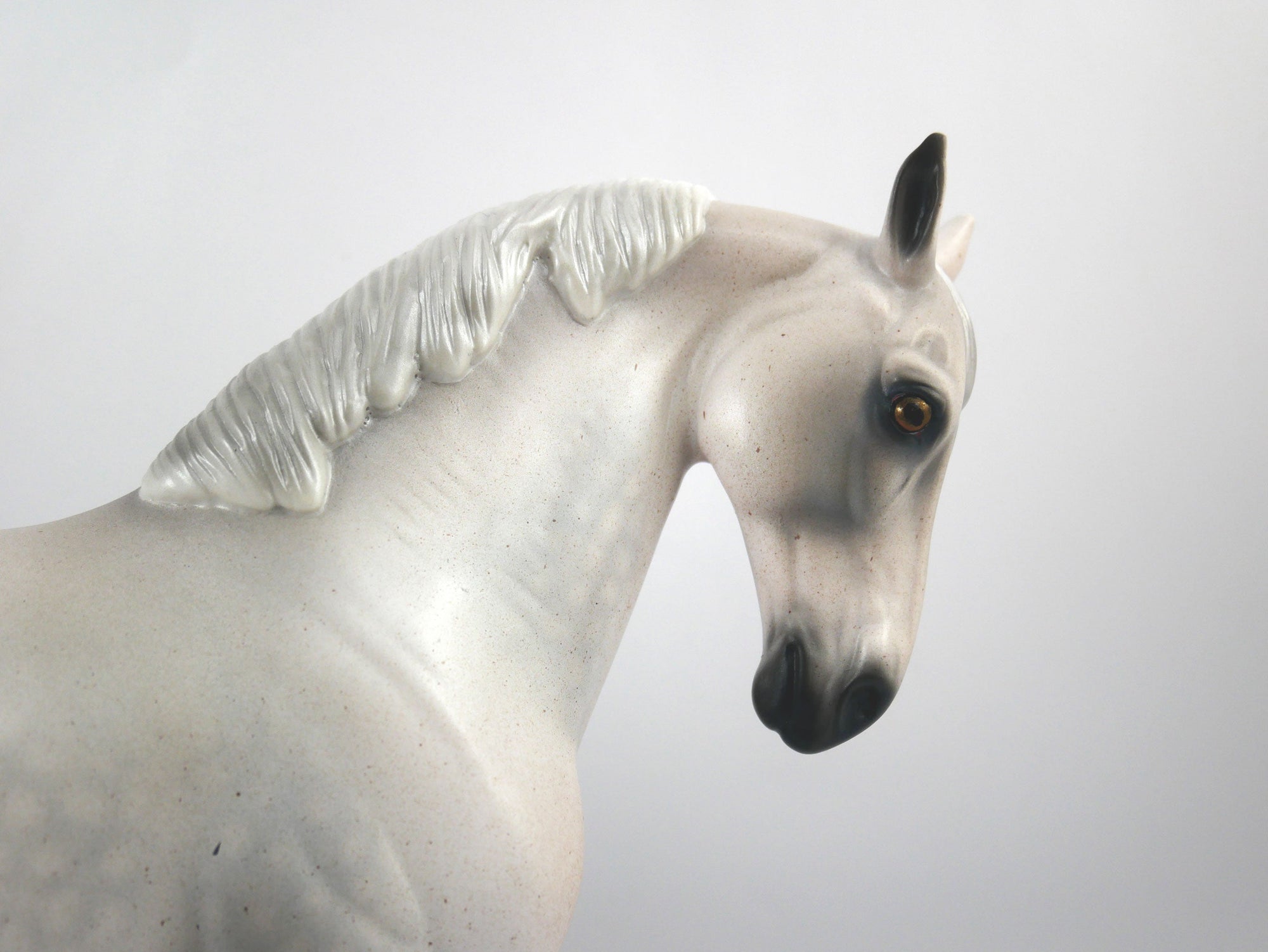 Stadium-OOAK Fleabit Andalusian Painted by Audrey Dixon SB21