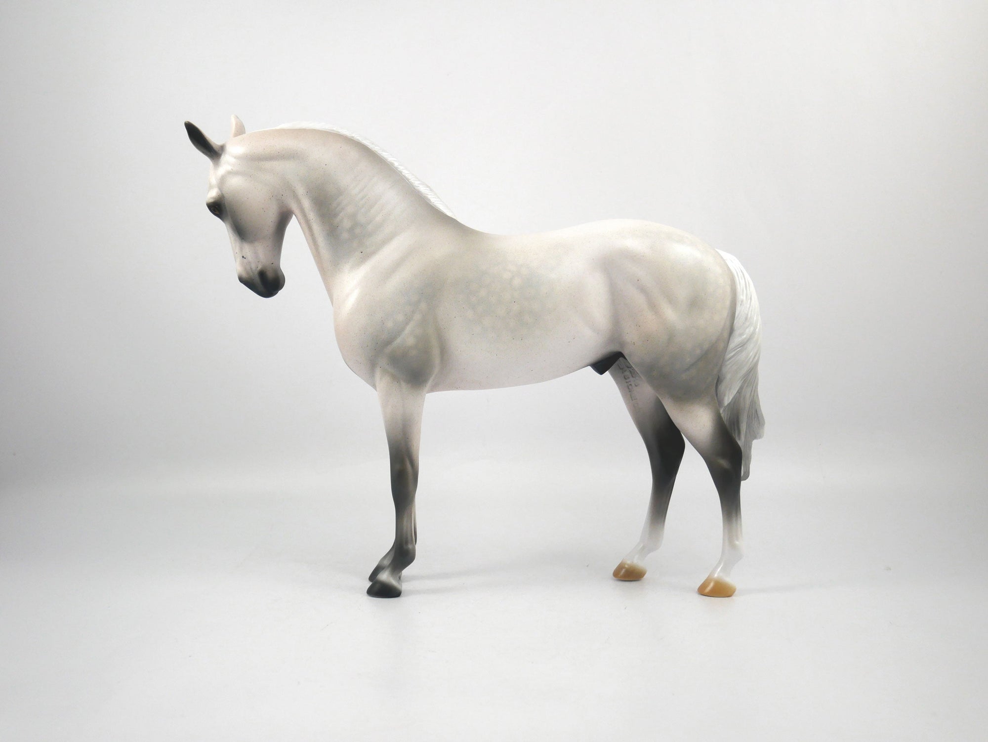 Stadium-OOAK Fleabit Andalusian Painted by Audrey Dixon SB21