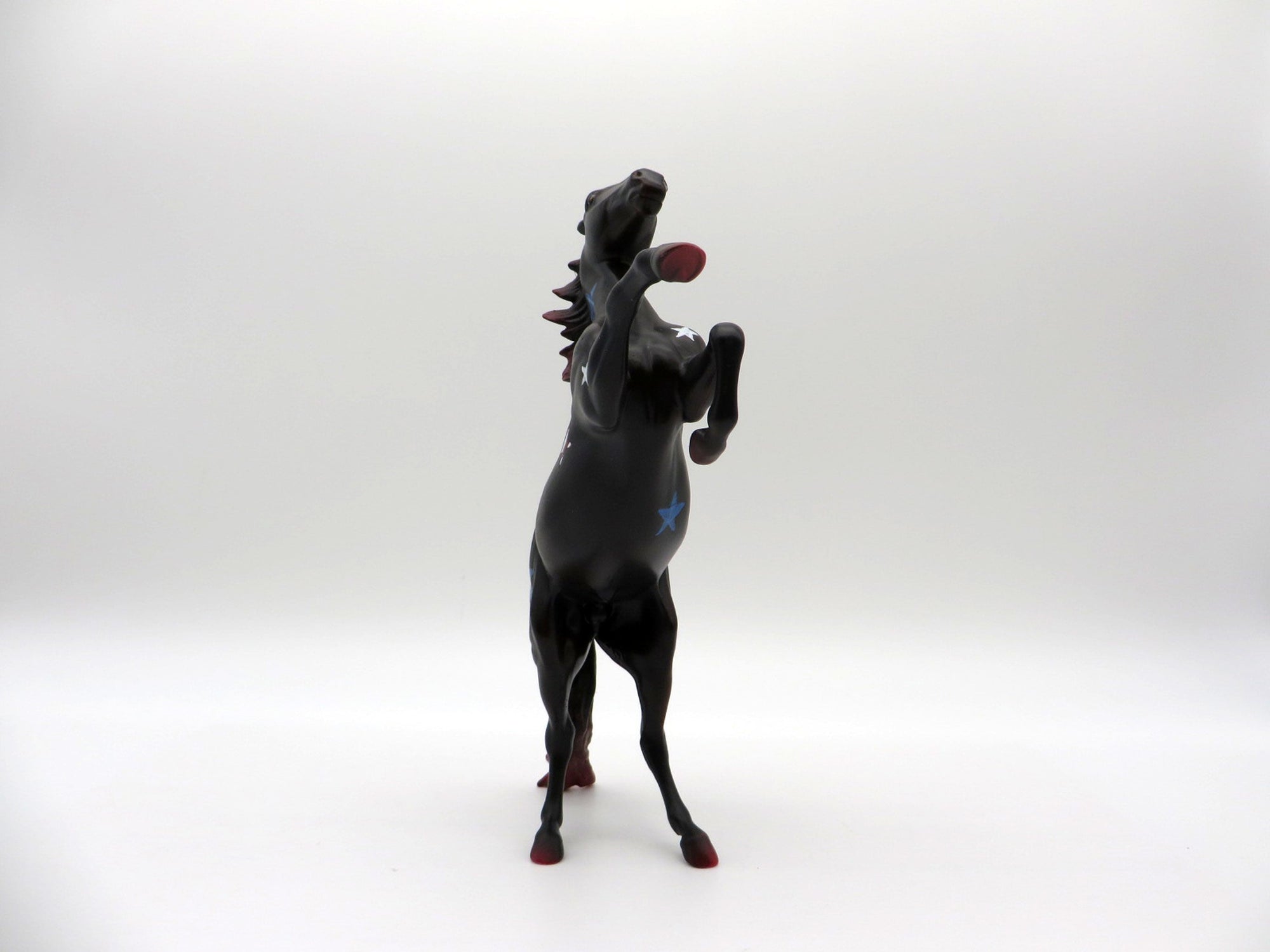 Star Spangled-OOAK Deco 4th of July Rearing Pebbles Painted By Jas 6/18/21