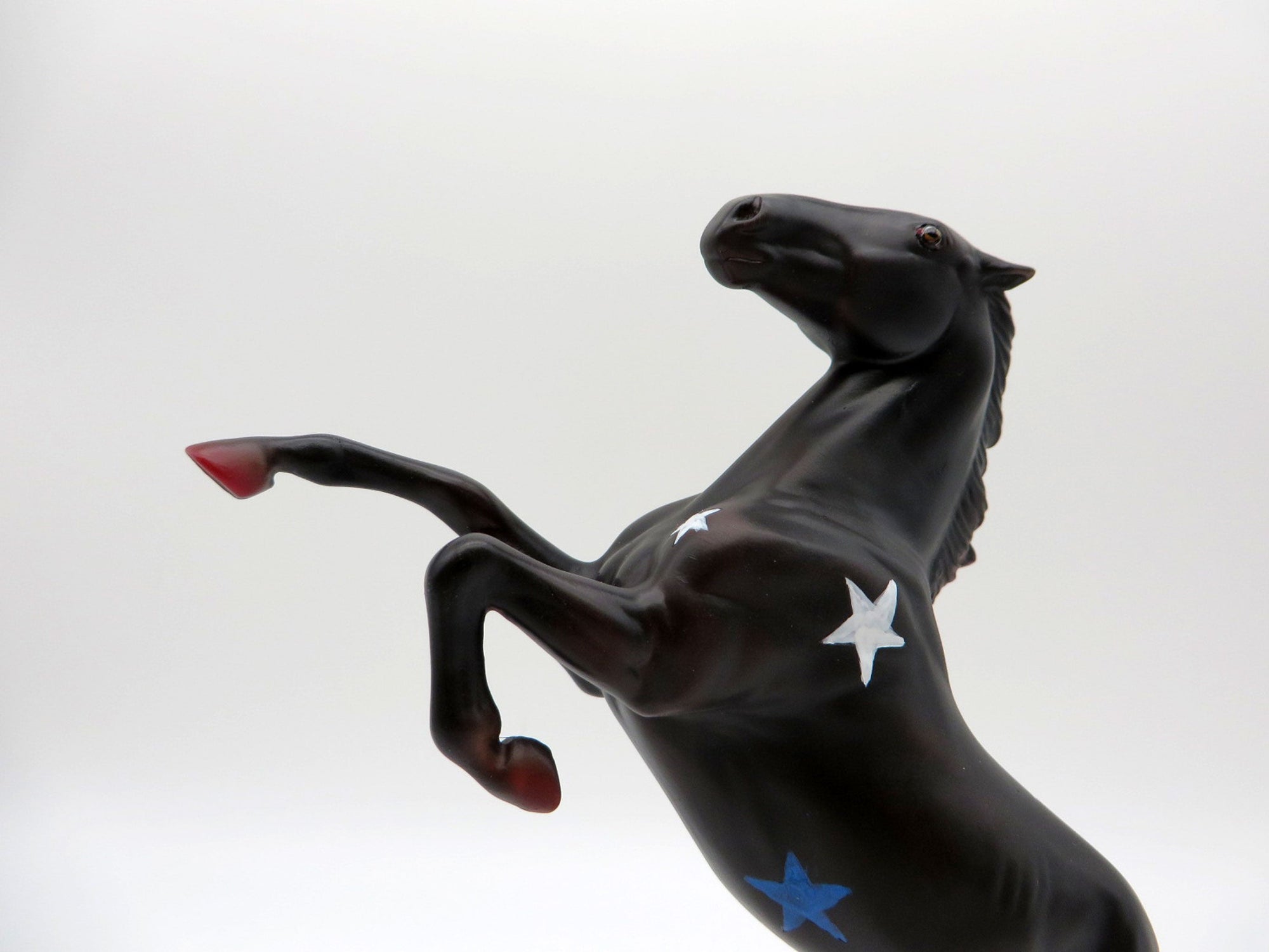 Star Spangled-OOAK Deco 4th of July Rearing Pebbles Painted By Jas 6/18/21