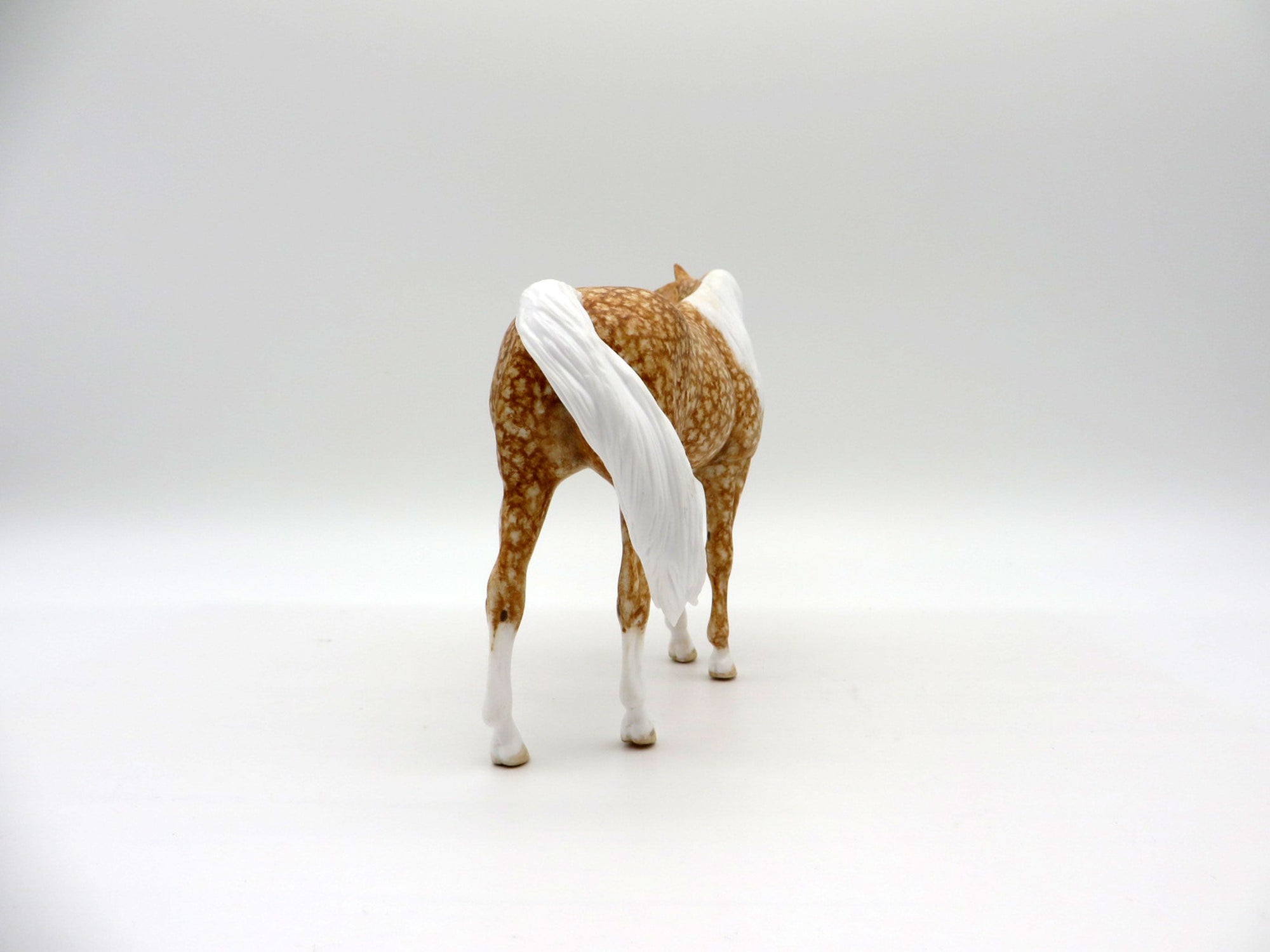 Starbright-OOAK Dapple Palomino Black Arabian Pebbles Painted By Andrea EQ 21