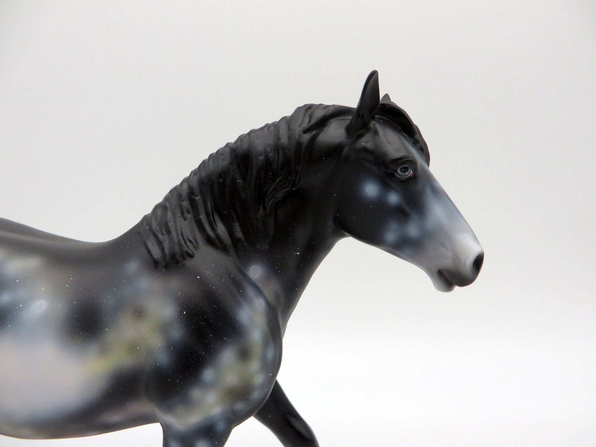 Starlight LE-5 Trotting Draft Pebbles Painted by Ellen Robbins 7/30/21