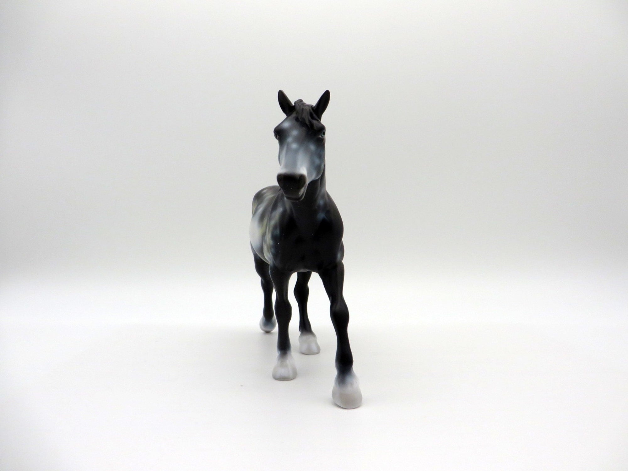 Starlight LE-5 Trotting Draft Pebbles Painted by Ellen Robbins 7/30/21