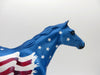 Stars and Stripes-OOAK Deco Spanish Mustang Painted By Dawn Quick  5/28/21