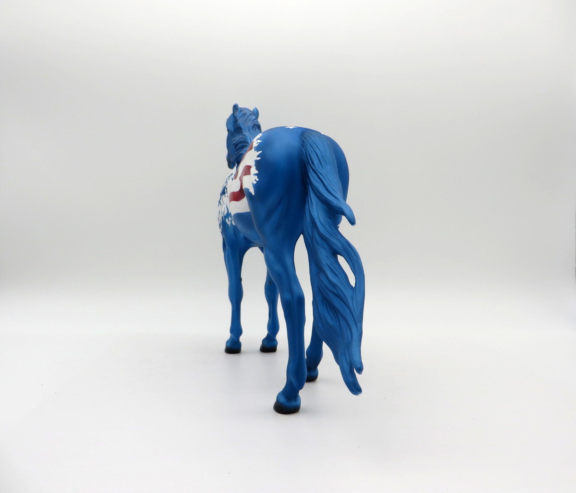 Stars and Stripes-OOAK Deco Spanish Mustang Painted By Dawn Quick  5/28/21