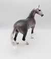 Stefani-OOAK Pinned Ear Dapple Grey Arabian By Caroline Boydston 3/17/23