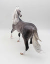 Stefani-OOAK Pinned Ear Dapple Grey Arabian By Caroline Boydston 3/17/23