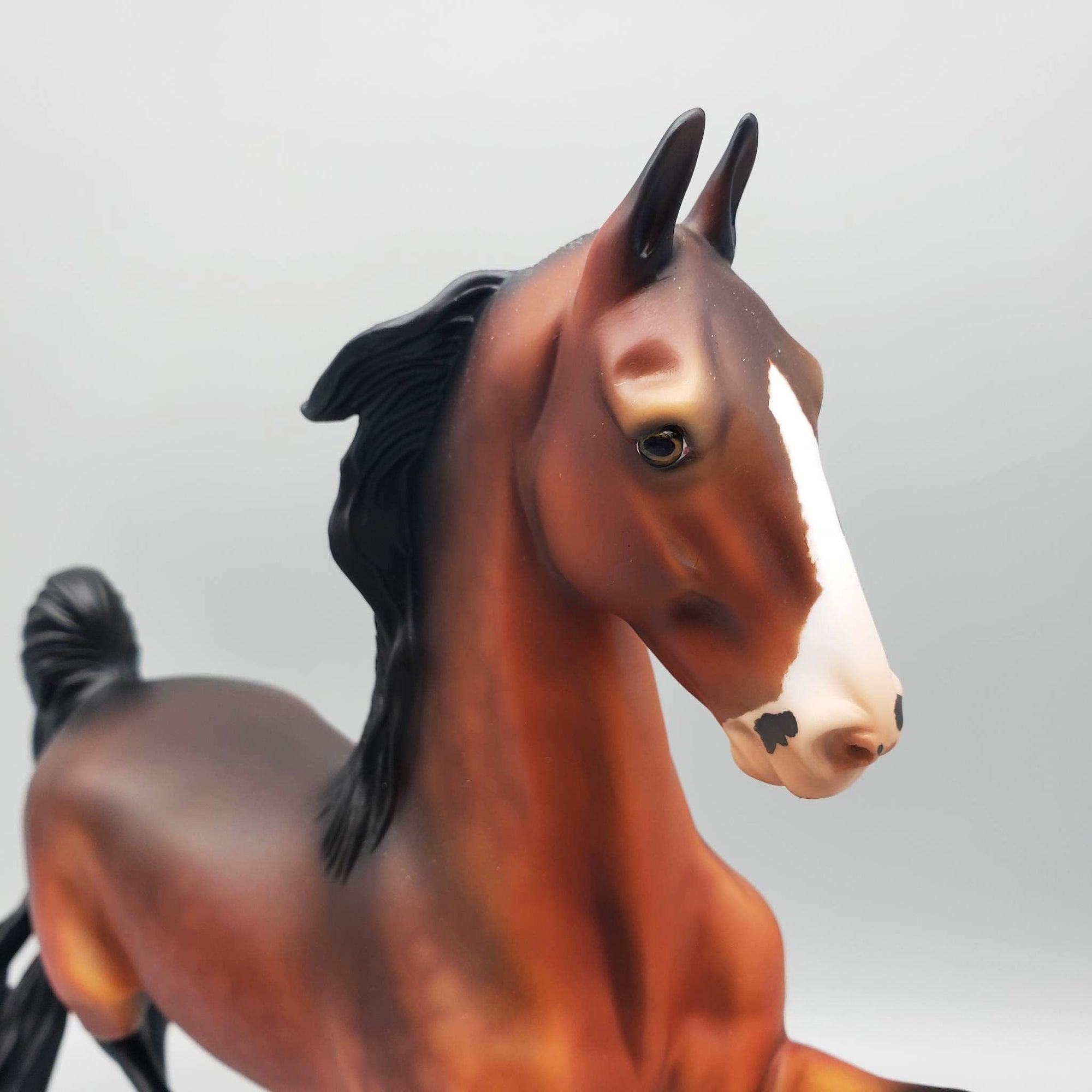 Stickbug - OOAK - Dappled Bay Saddlebred By Angela Marleau EQ23