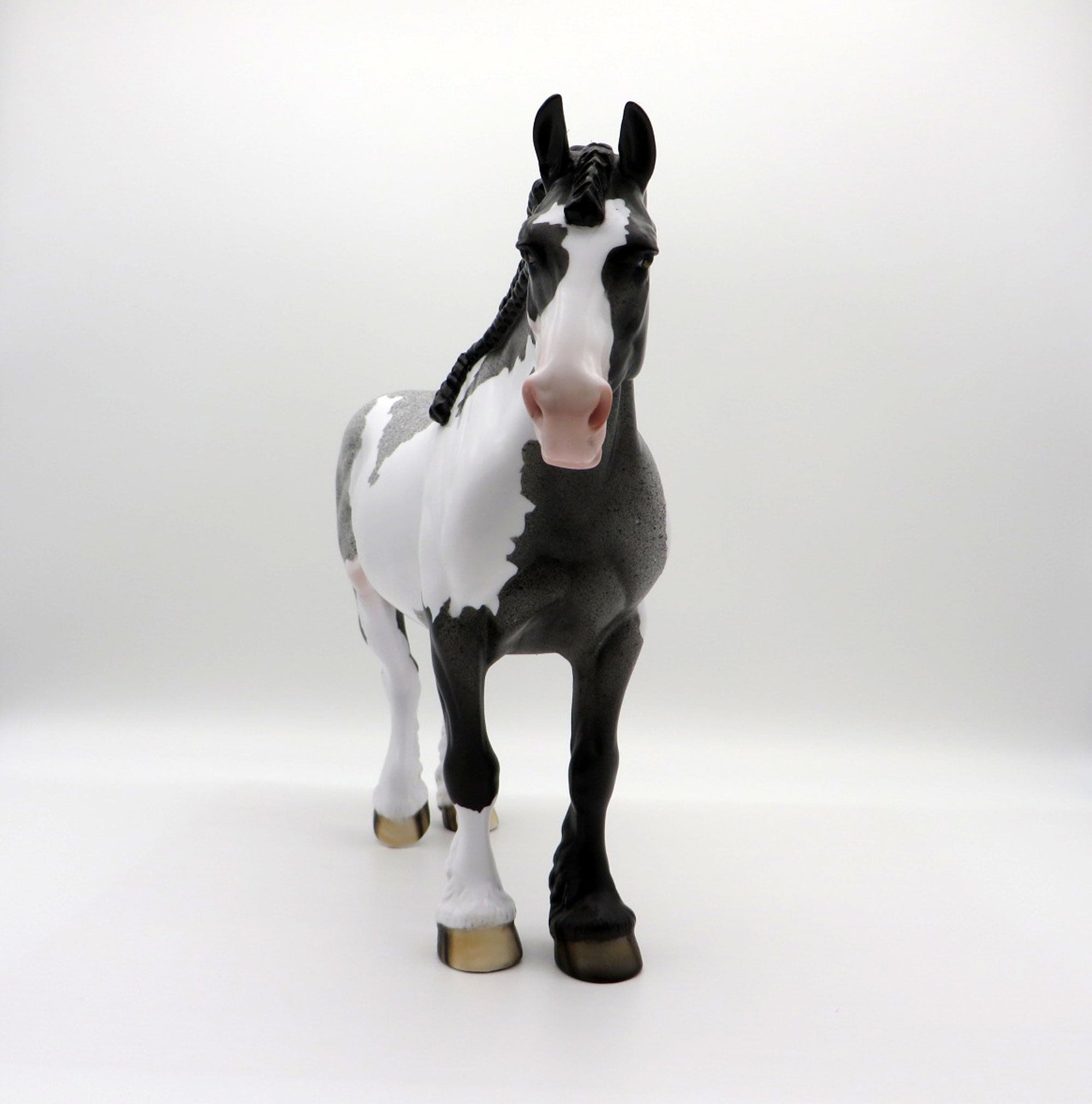 Storm Cloud-OOAK Blue Roan Paint Heavy Draft Mare SHCF 2021