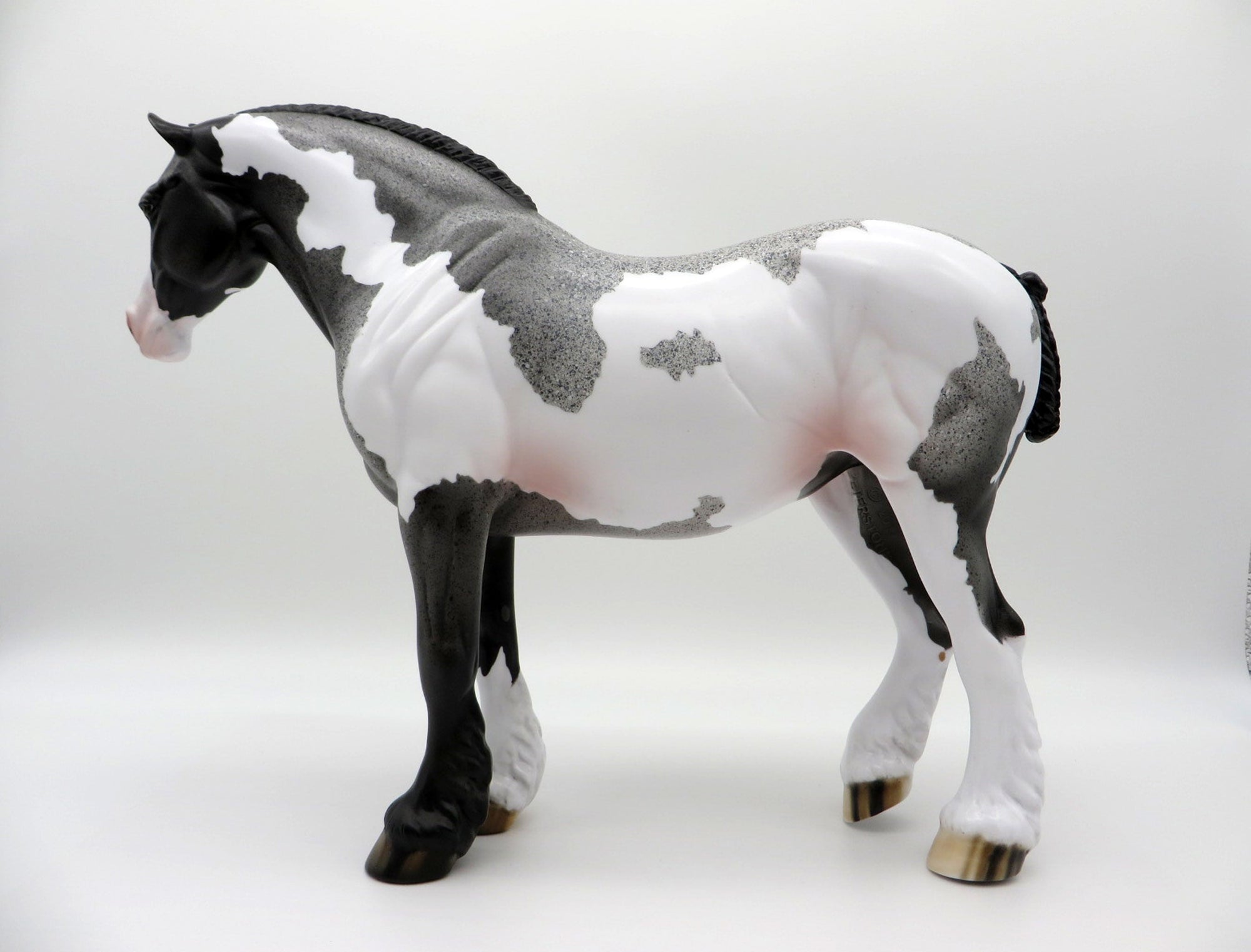 Storm Cloud-OOAK Blue Roan Paint Heavy Draft Mare SHCF 2021