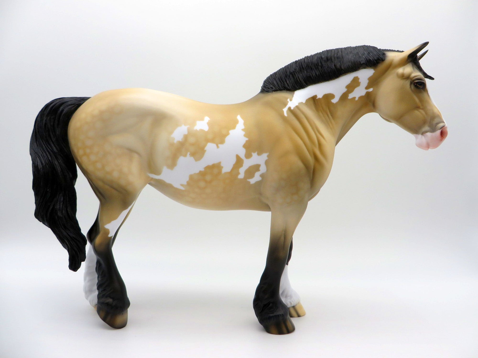 Stormy-OOAK Buckskin Paint Heavy Draft Mare SHCF 2021