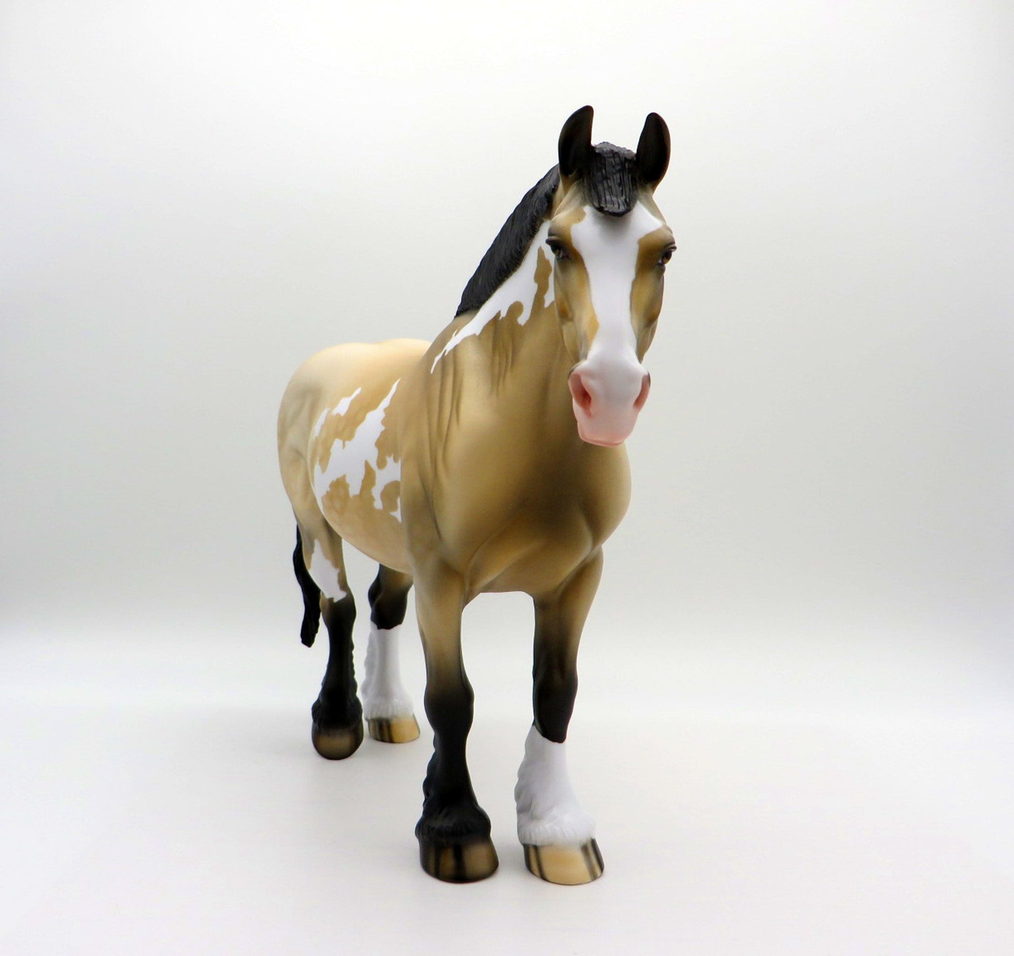 Stormy-OOAK Buckskin Paint Heavy Draft Mare SHCF 2021