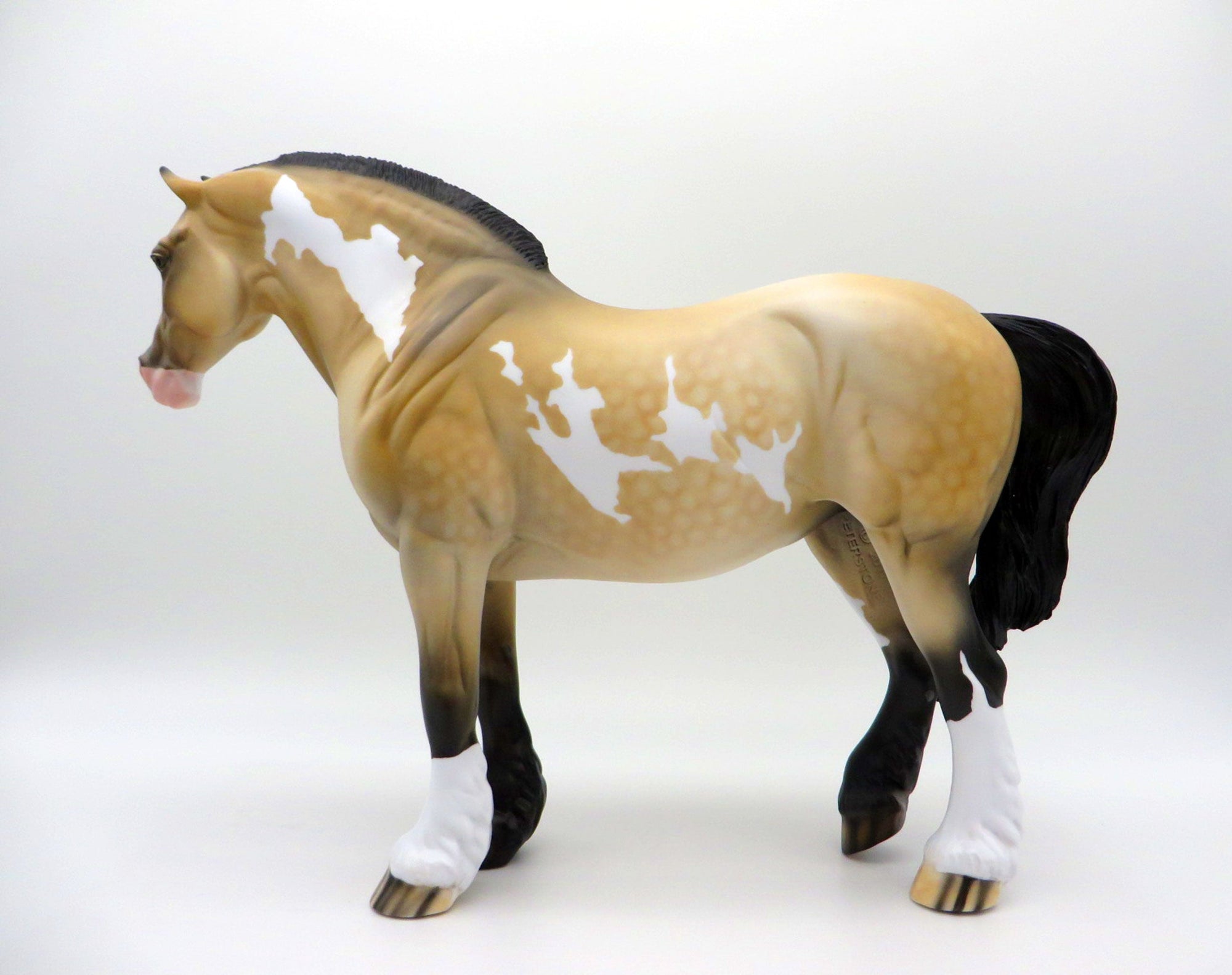 Stormy-OOAK Buckskin Paint Heavy Draft Mare SHCF 2021