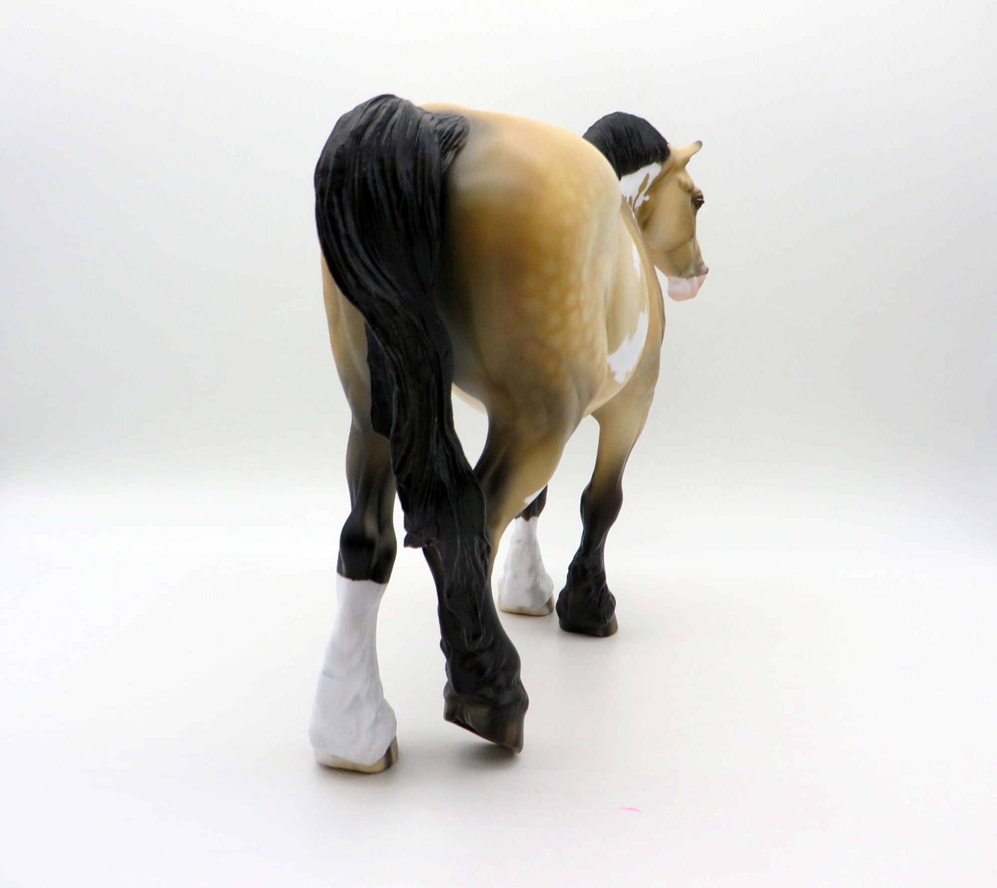 Stormy-OOAK Buckskin Paint Heavy Draft Mare SHCF 2021