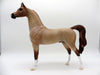 Strawberry Fields-OOAK Strawberry Roan Arabian  Equilocity 2021 Painted by Audrey Dixon