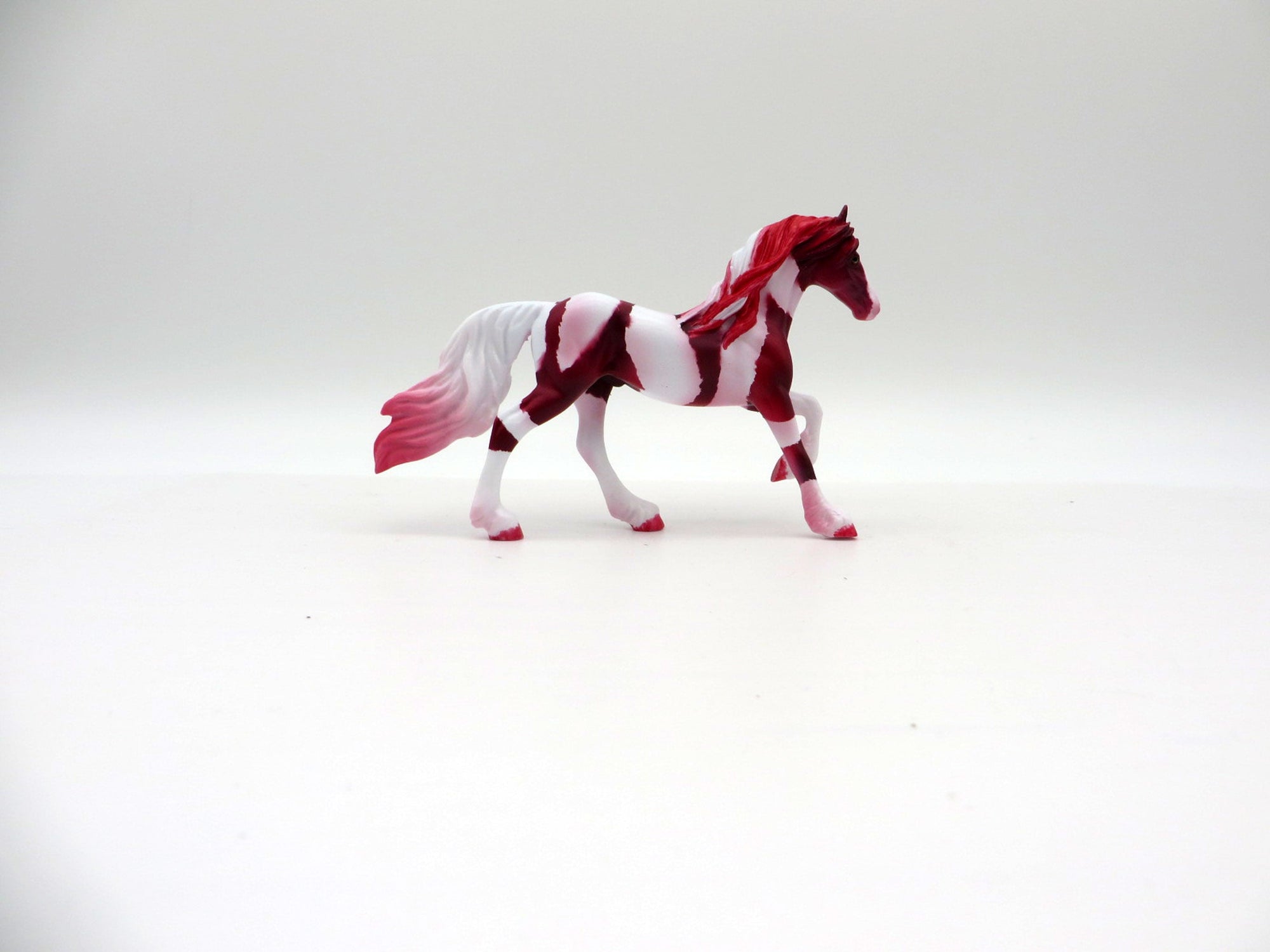 Strawberry Parfait-OOAK Fresian Chip Painted By Ellen Robbins  NICM-7/23/21