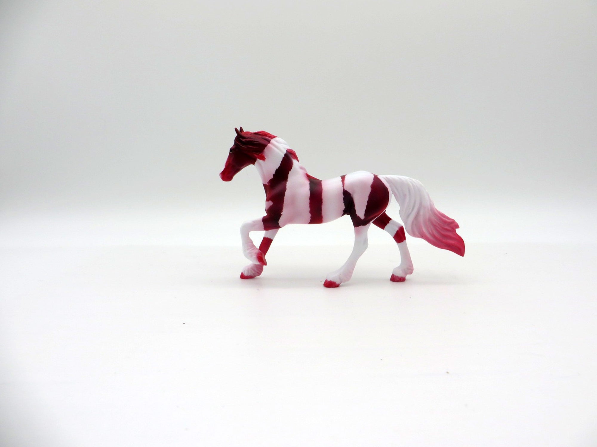 Strawberry Parfait-OOAK Fresian Chip Painted By Ellen Robbins  NICM-7/23/21