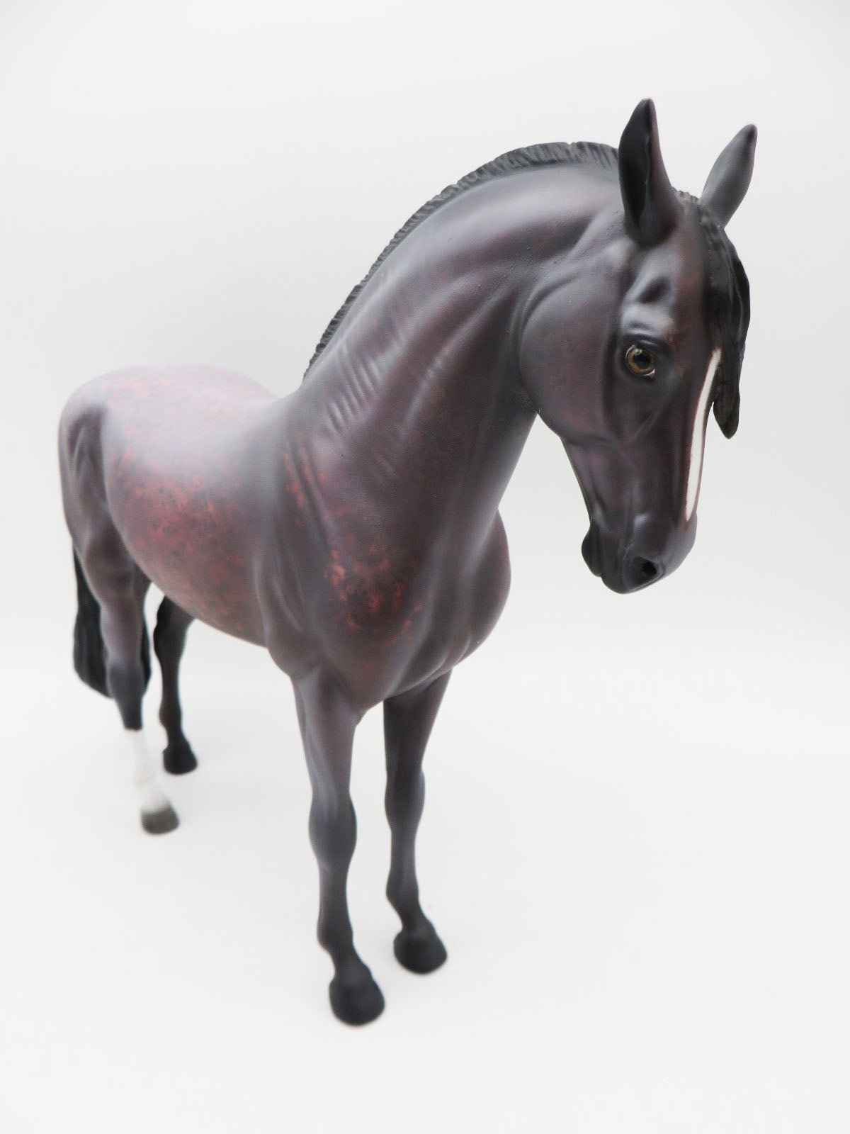 Strawberry Rhubarb - OOAK - Decorator Andalusian By Al Katt - Christmas Tails 2022 - CT22