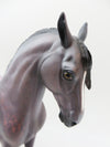 Strawberry Rhubarb - OOAK - Decorator Andalusian By Al Katt - Christmas Tails 2022 - CT22
