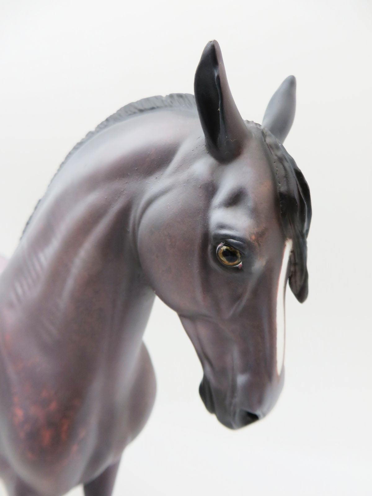 Strawberry Rhubarb - OOAK - Decorator Andalusian By Al Katt - Christmas Tails 2022 - CT22