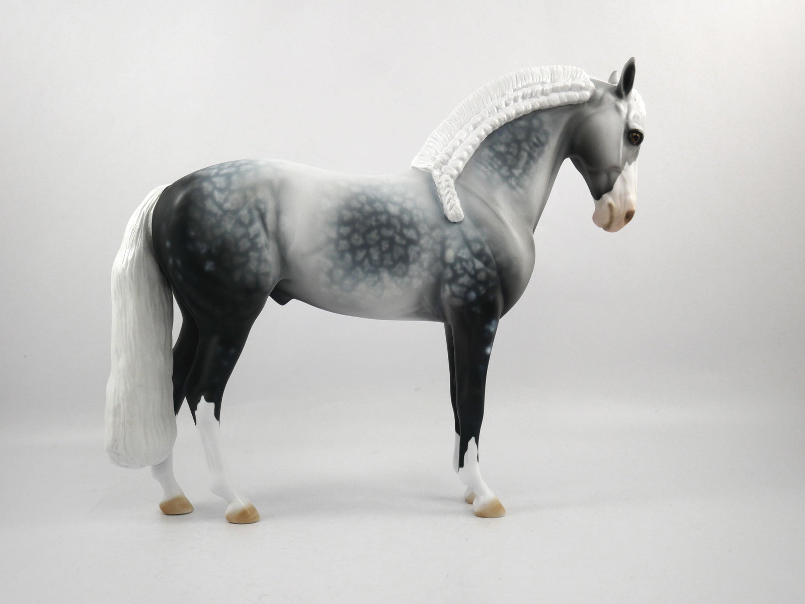 Sudden Impact-OOAK Star Dapple Grey Andalusian SB 21