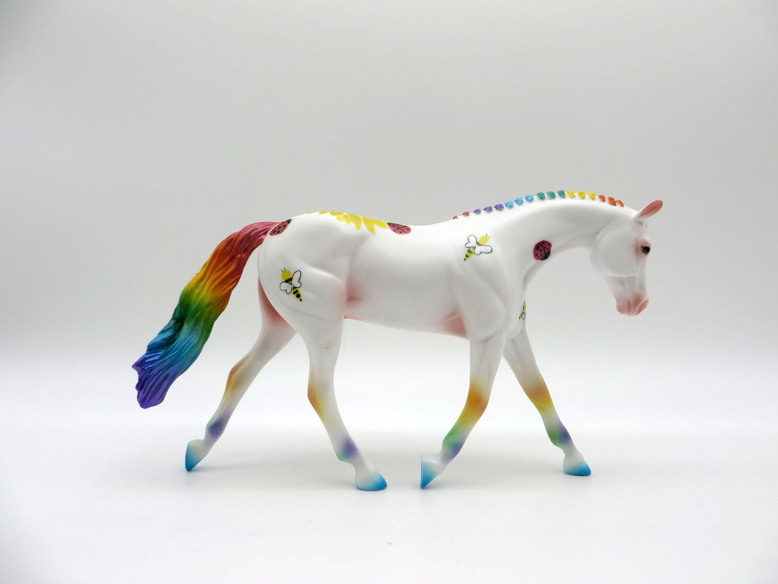 Summer Friends-OOAK Warmblood Pebbles Painted By Jas Fanning 6/11/21