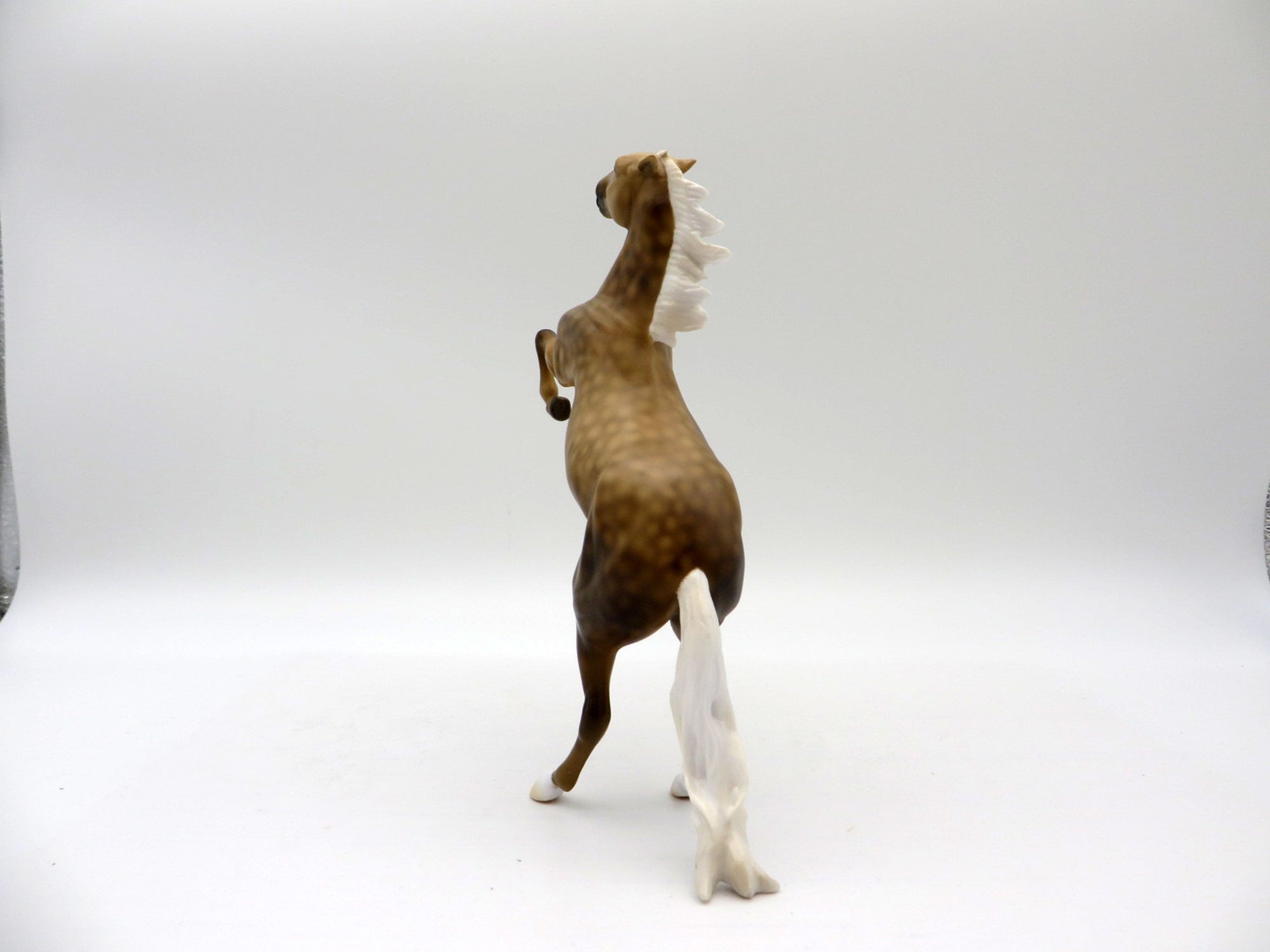 Sunglow-LE-6 Dapple Palomino Rearing Pebbles Painted By Dawn Quick 5/28/21
