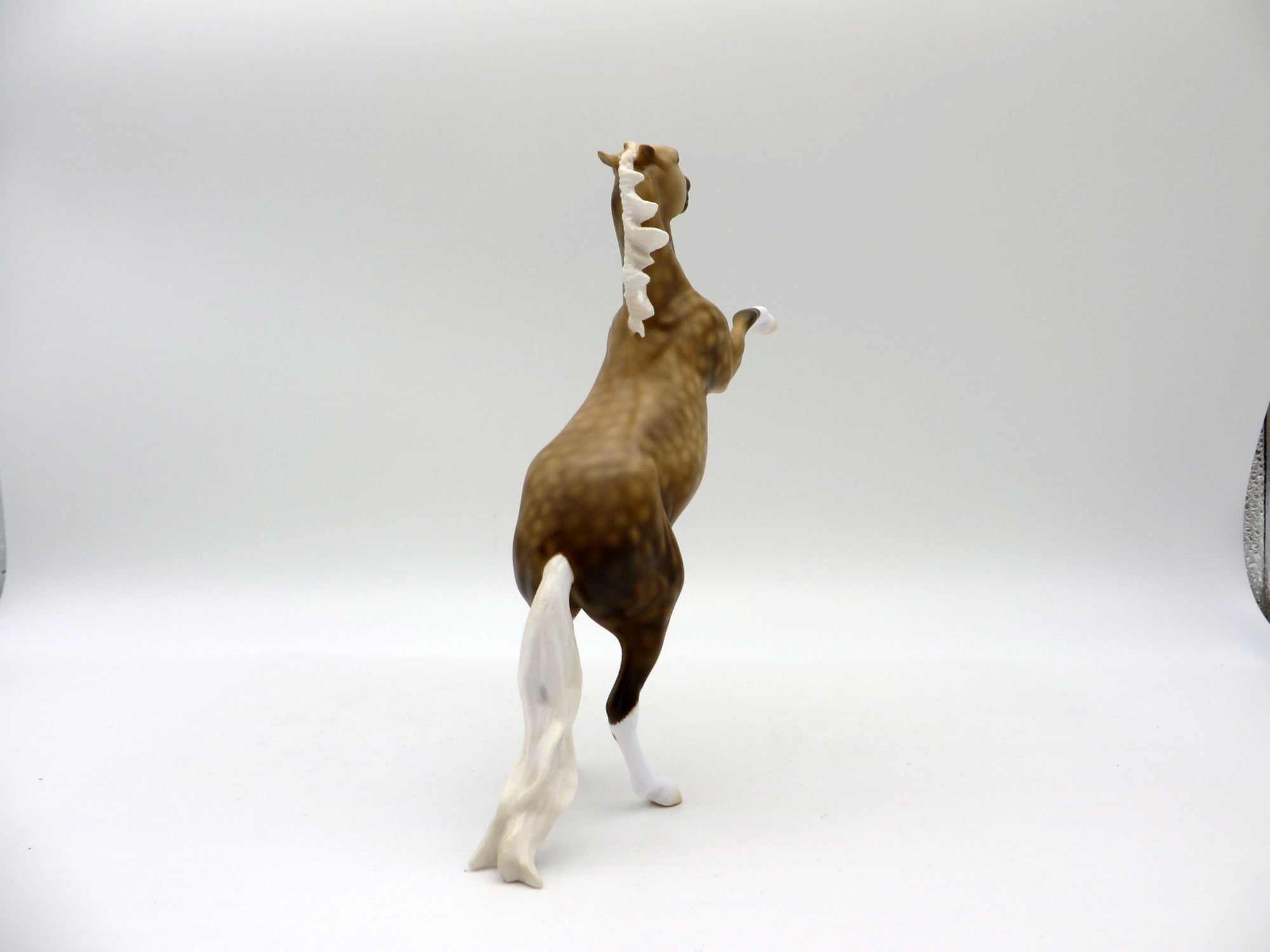 Sunglow-LE-6 Dapple Palomino Rearing Pebbles Painted By Dawn Quick 5/28/21