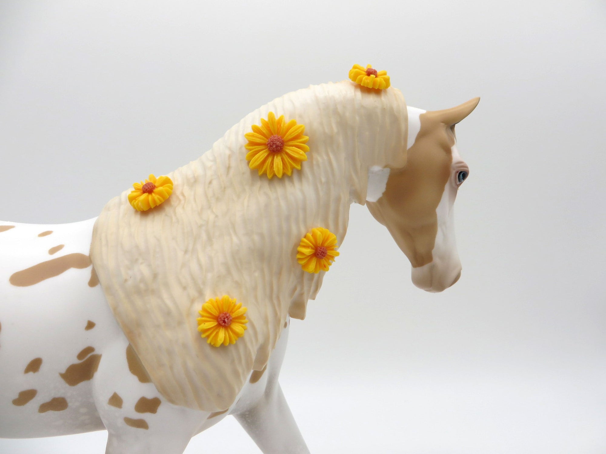 Sunflower-Le-20 Palomino Appaloosa Pony Painted By Audrey Dixon EQ 21