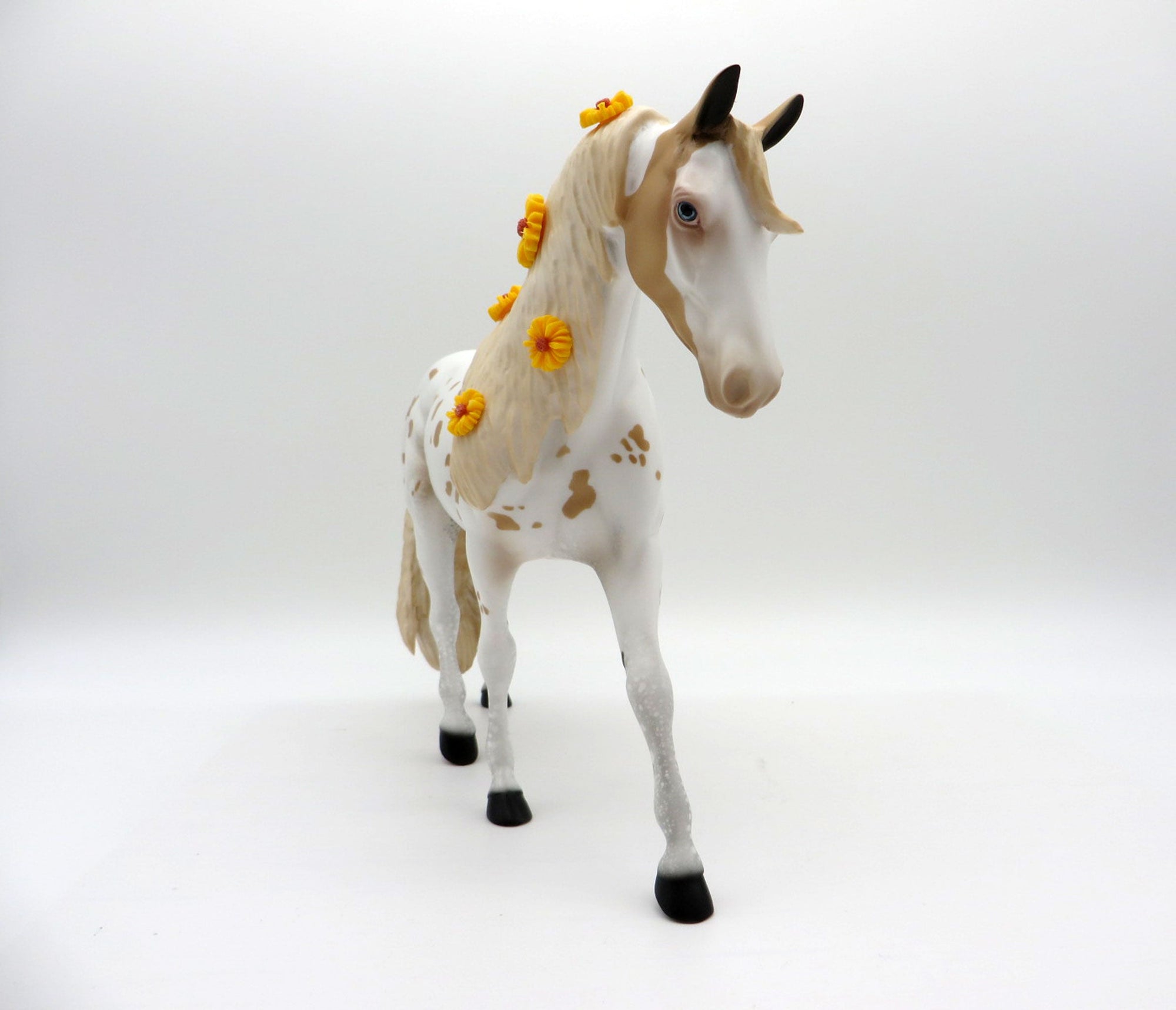 Sunflower-Le-20 Palomino Appaloosa Pony Painted By Audrey Dixon EQ 21