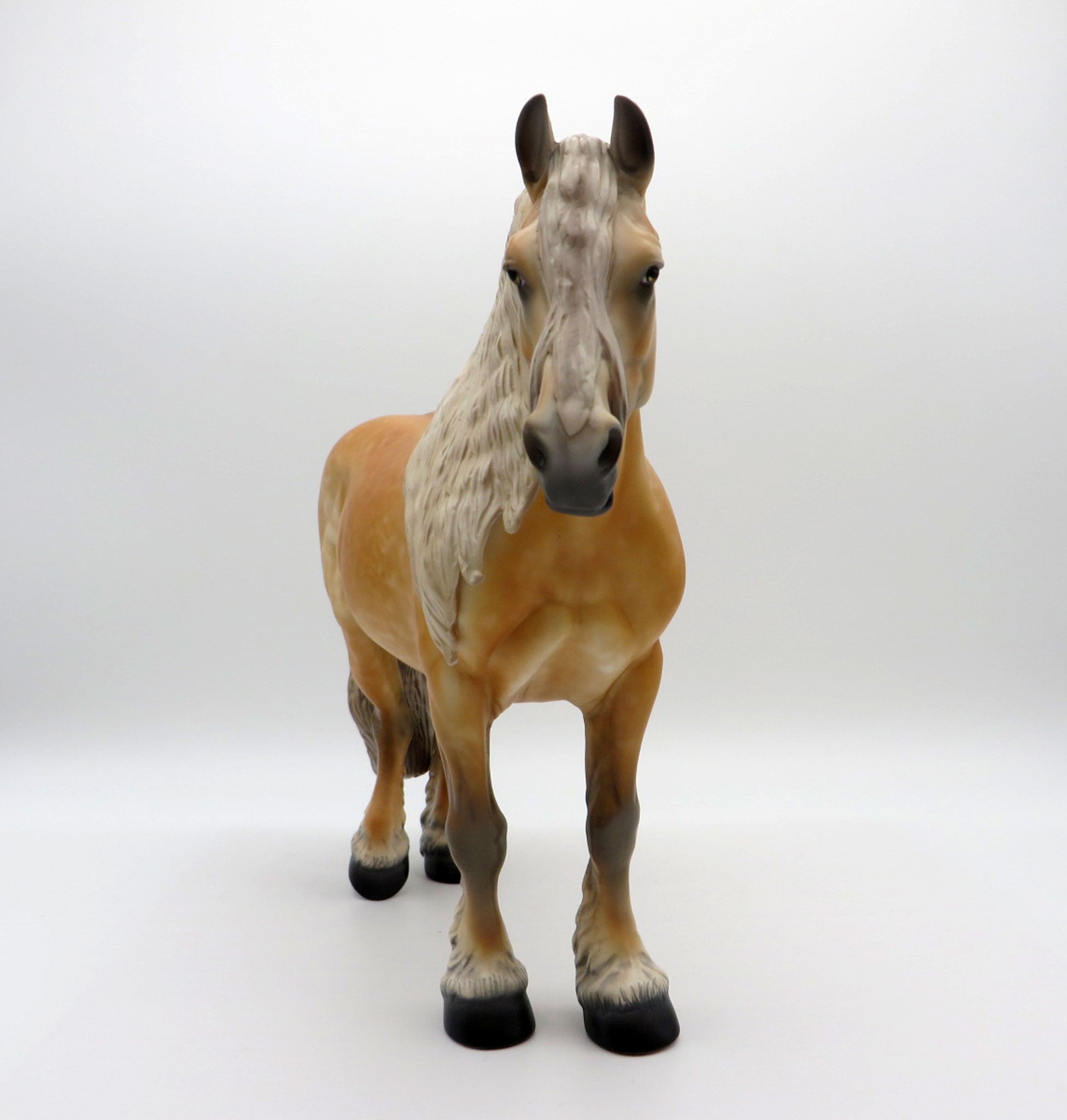 Sunflower&#39;s For You-OOAK Chestnut Bunny Heavy Draft Mare Equilocity 2021 Painted by Al