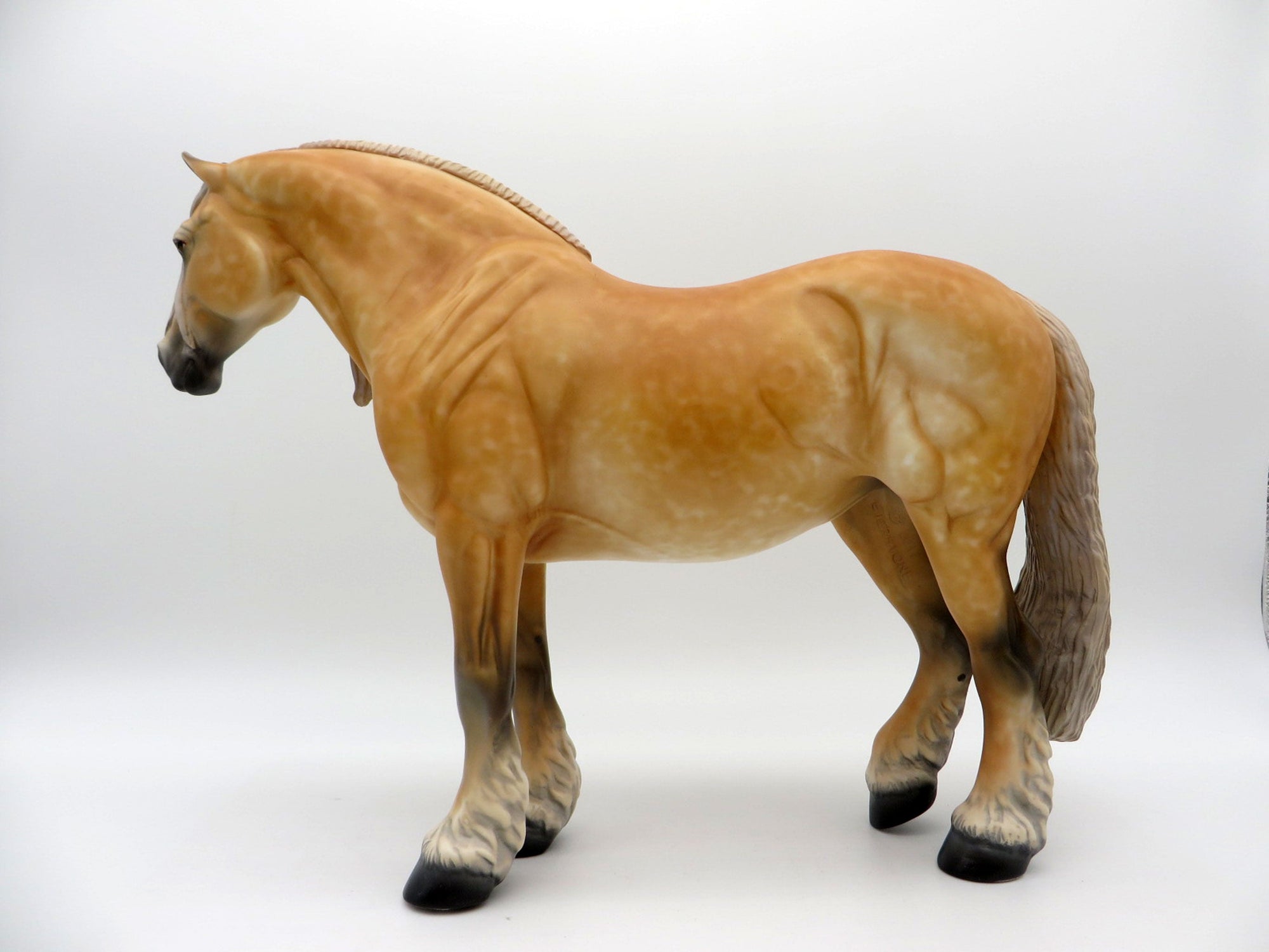 Sunflower&#39;s For You-OOAK Chestnut Bunny Heavy Draft Mare Equilocity 2021 Painted by Al