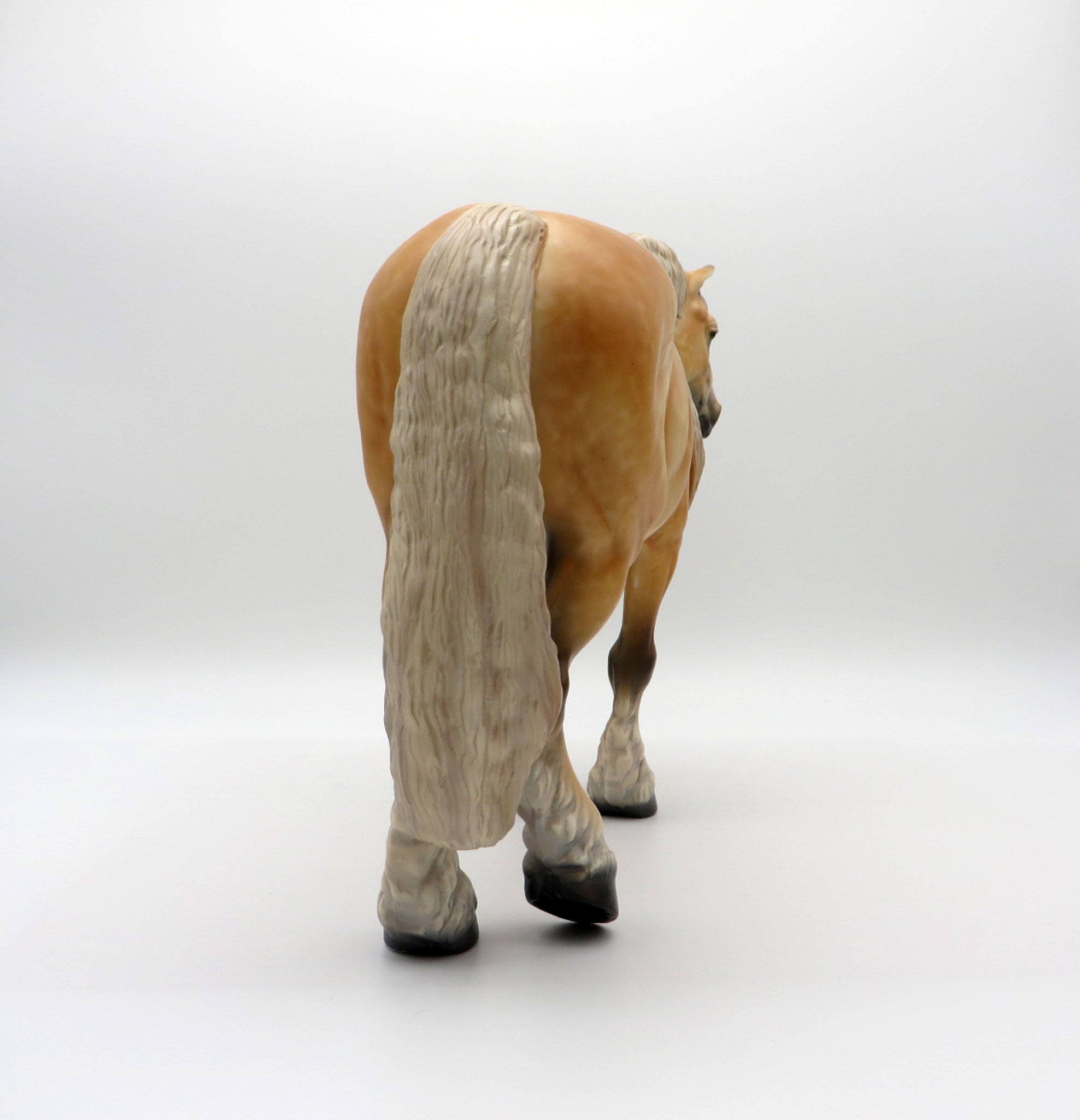 Sunflower&#39;s For You-OOAK Chestnut Bunny Heavy Draft Mare Equilocity 2021 Painted by Al