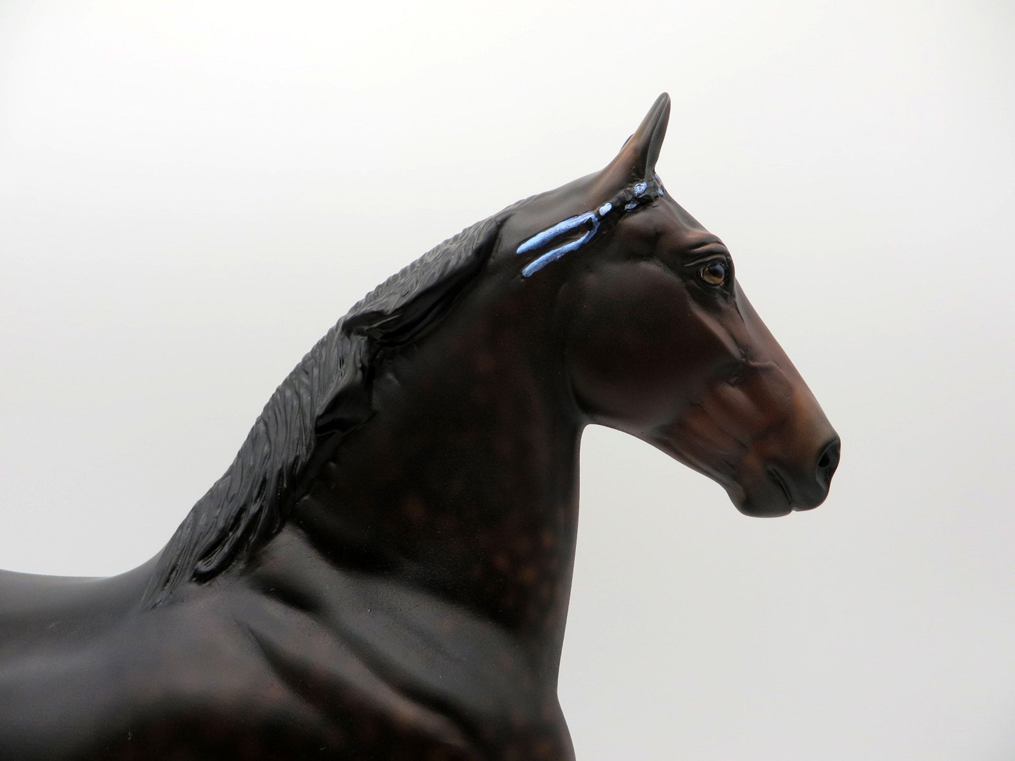 Sunset Stroll-OOAK Dapple Bay Trotting Drafter Painted by Ellen Robbins  5/28/21