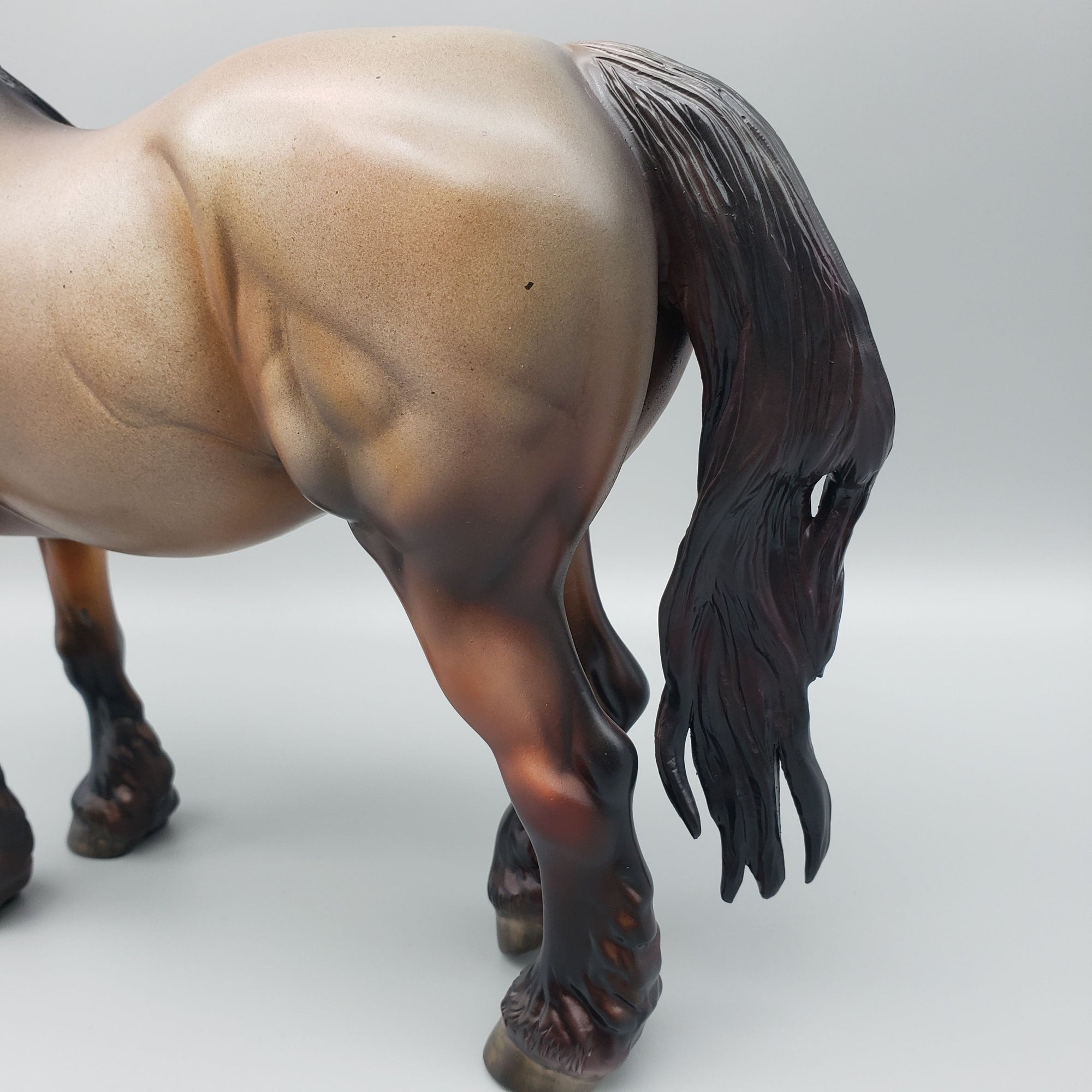 Sunset&#39;s Promise - OOAK Bay Roan Heavy Draft Mare By Julie Keim Best Offers 6/12/23