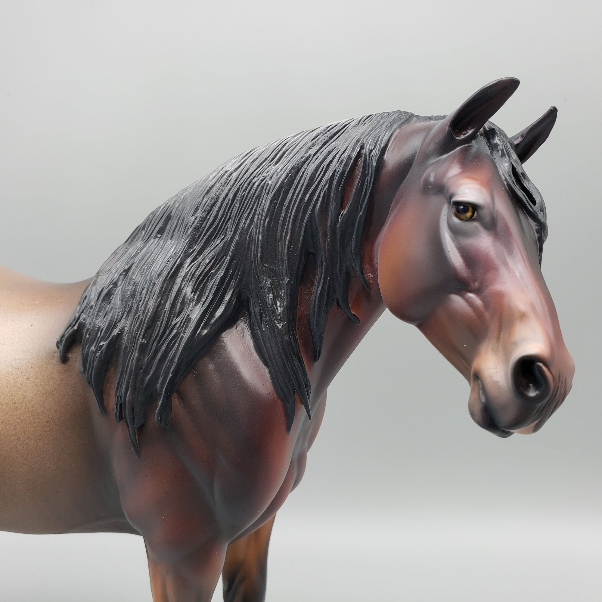 Sunset&#39;s Promise - OOAK Bay Roan Heavy Draft Mare By Julie Keim Best Offers 6/12/23