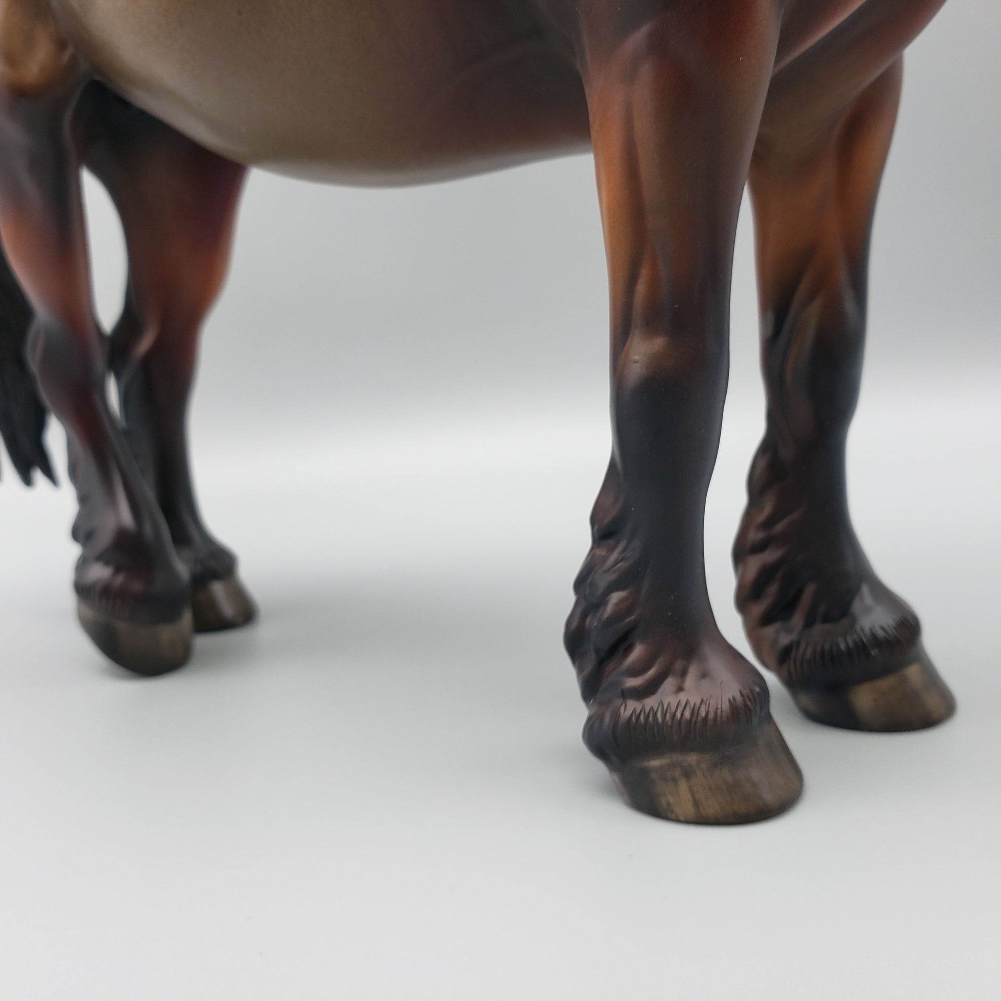 Sunset&#39;s Promise - OOAK Bay Roan Heavy Draft Mare By Julie Keim Best Offers 6/12/23