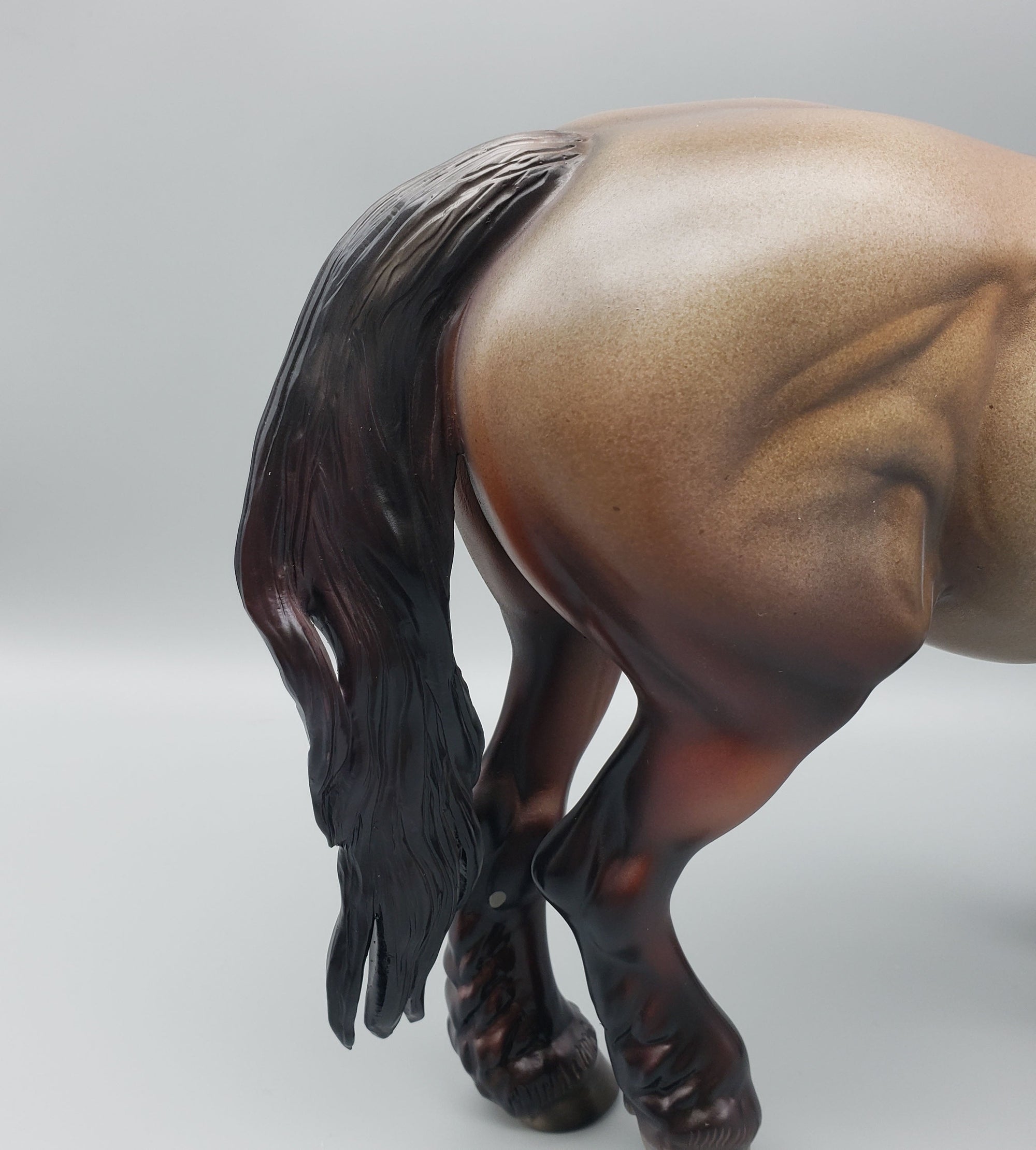 Sunset&#39;s Promise - OOAK Bay Roan Heavy Draft Mare By Julie Keim Best Offers 6/12/23