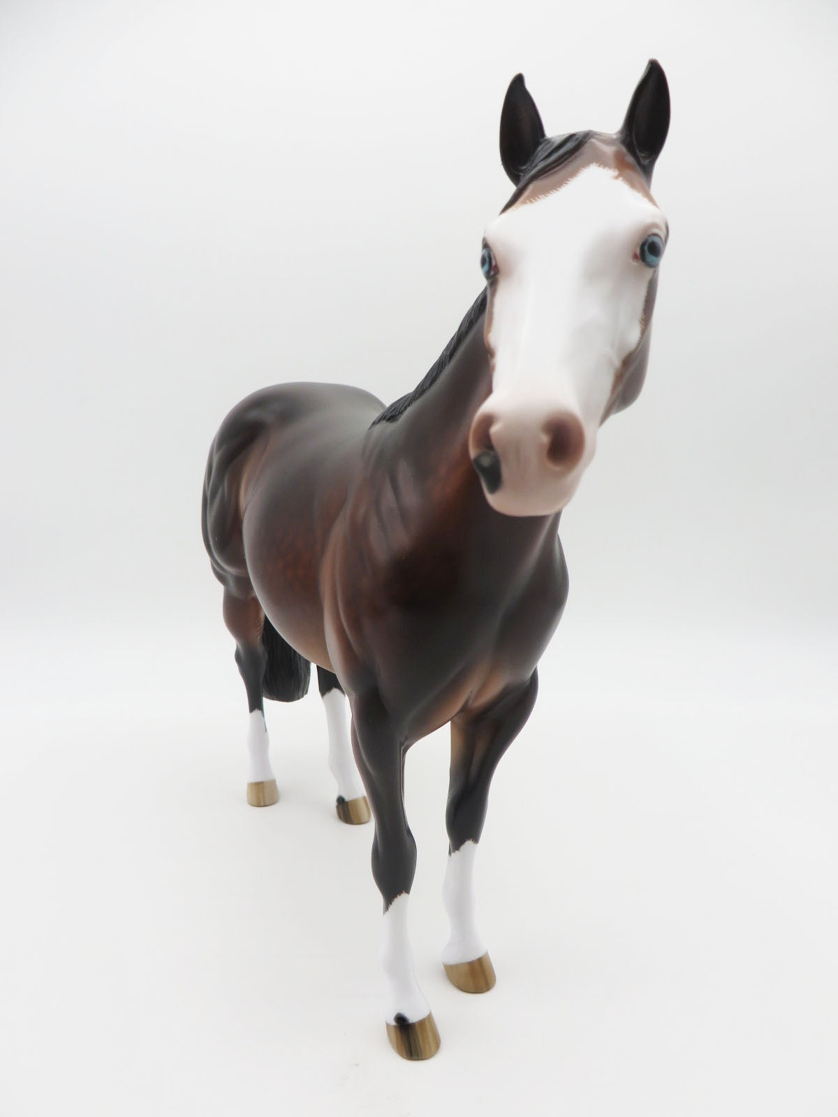 SUPERSTITION - OOAK - CUSTOM DAPPLED BAY ISH PAINTED BY SHERYL LEISURE - BEST OFFERS 10/14/22