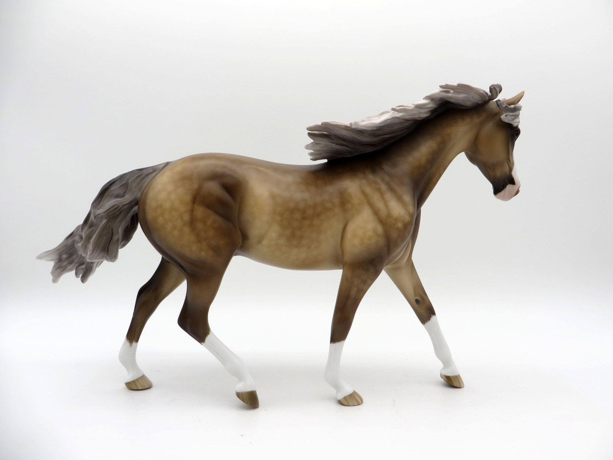 Surfs Beat-OOAK Dapple Palomino Pony Painted By Sheryl Leisure EQ 21