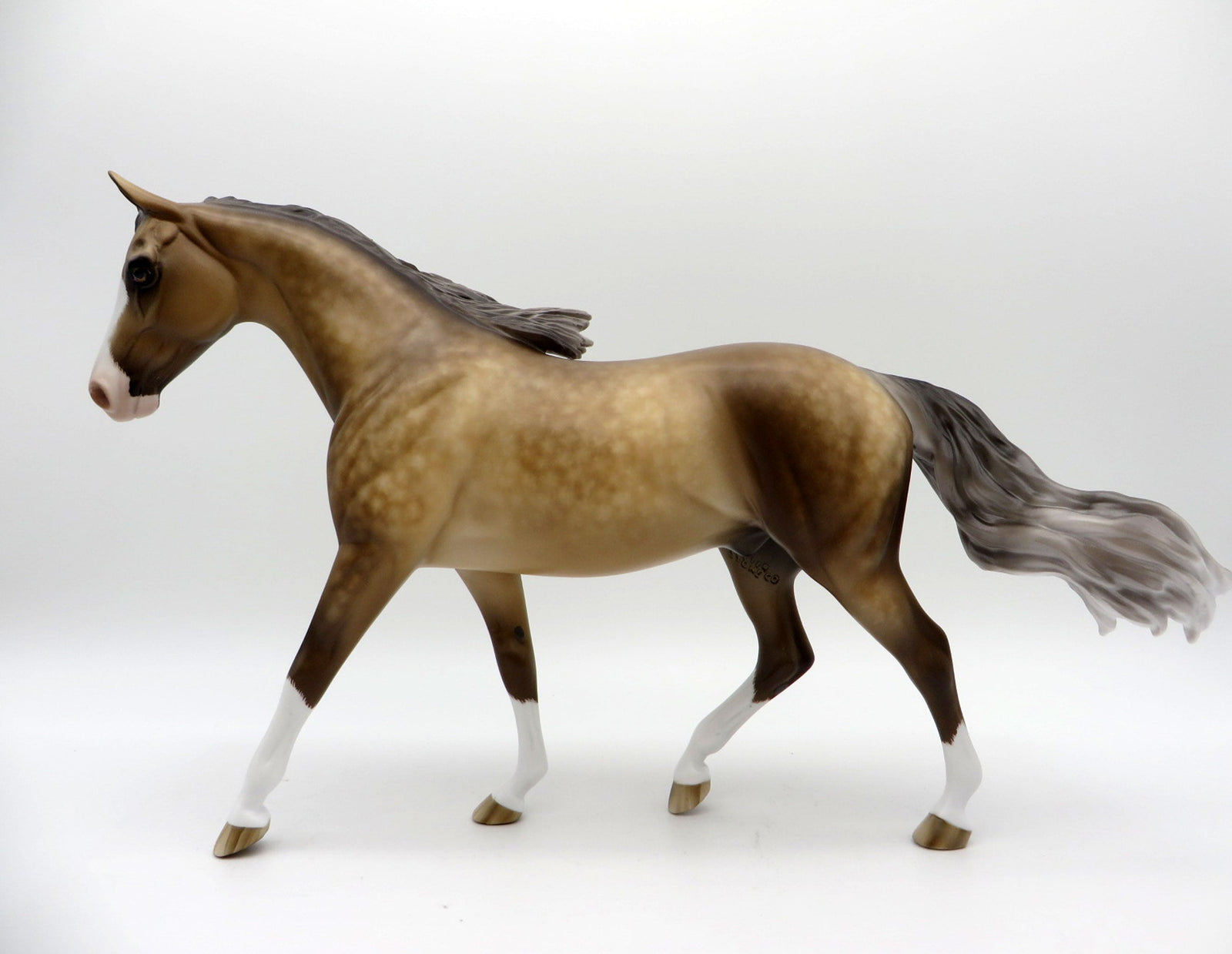 Surfs Beat-OOAK Dapple Palomino Pony Painted By Sheryl Leisure EQ 21