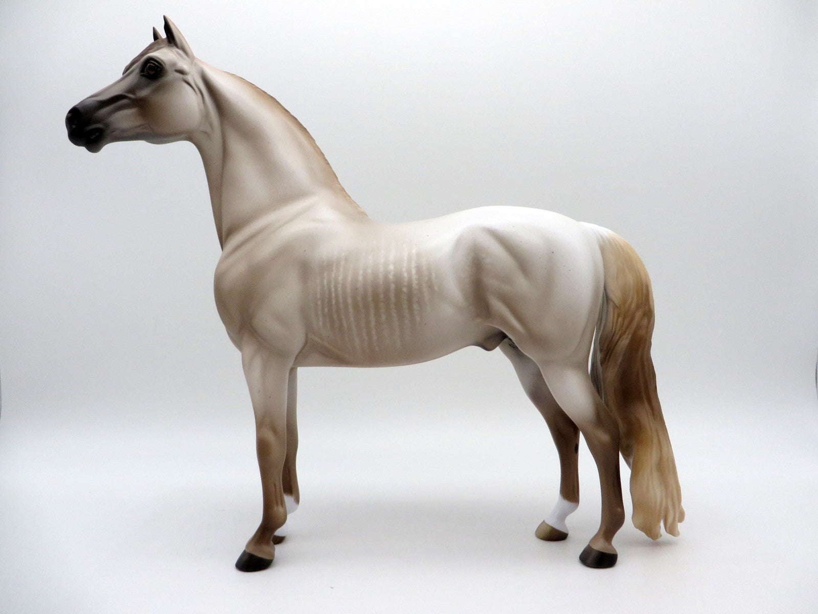 Surf Foam- Chestnut Roan Rabicano Morgan Painted by Sheryl Leisure 8/9/21