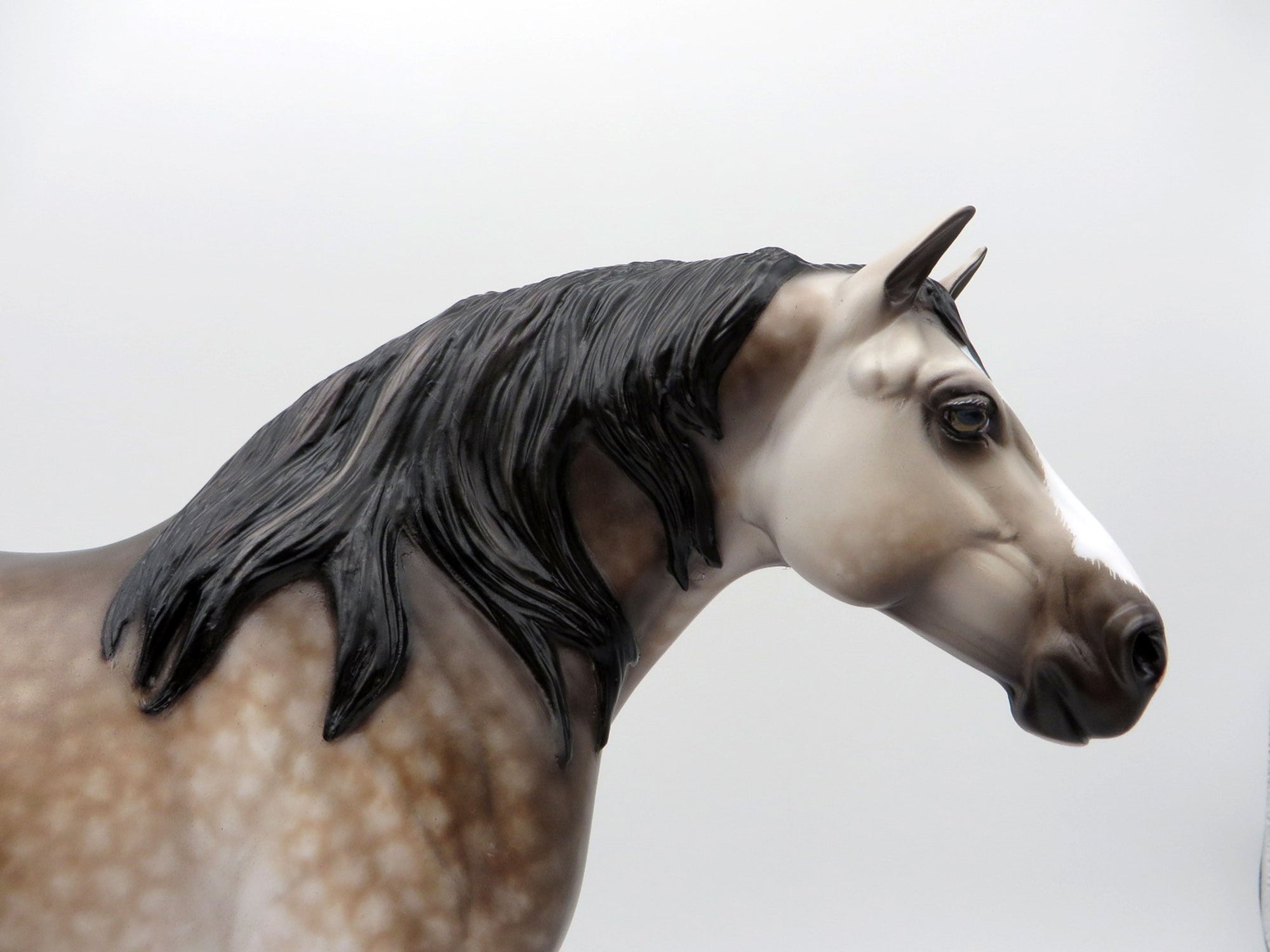 Sussudio- OOAK Dapple Grey Heavy Drafter Mare Painted By Sheryl Leisure 7/19/21