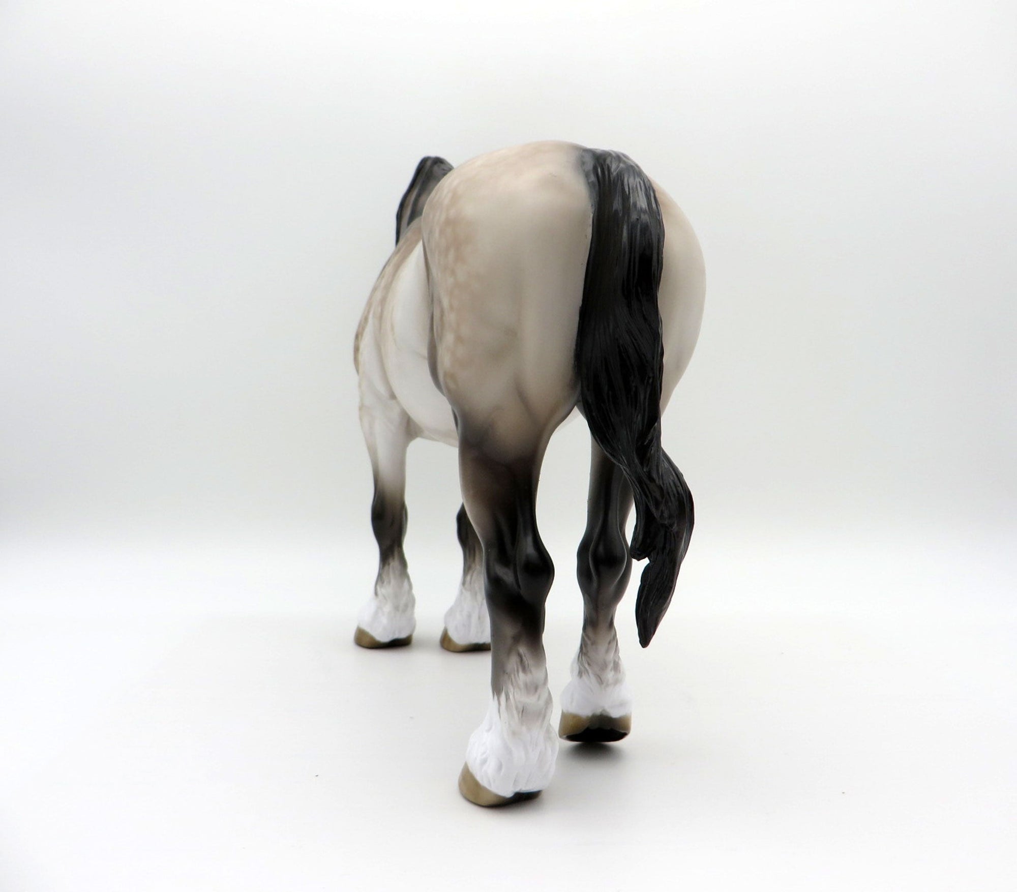 Sussudio- OOAK Dapple Grey Heavy Drafter Mare Painted By Sheryl Leisure 7/19/21