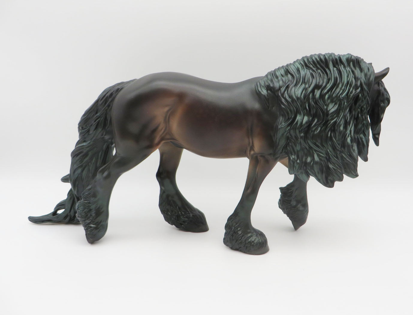 Swamp Thing - LE 30 - Dapple Seal Bay with Interference Green Irish Cobb by Jess Hamill MM22