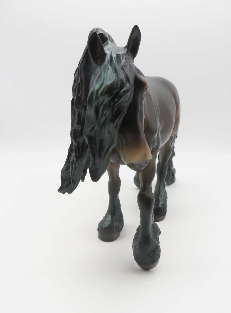 Swamp Thing - LE 30 - Dapple Seal Bay with Interference Green Irish Cobb by Jess Hamill MM22