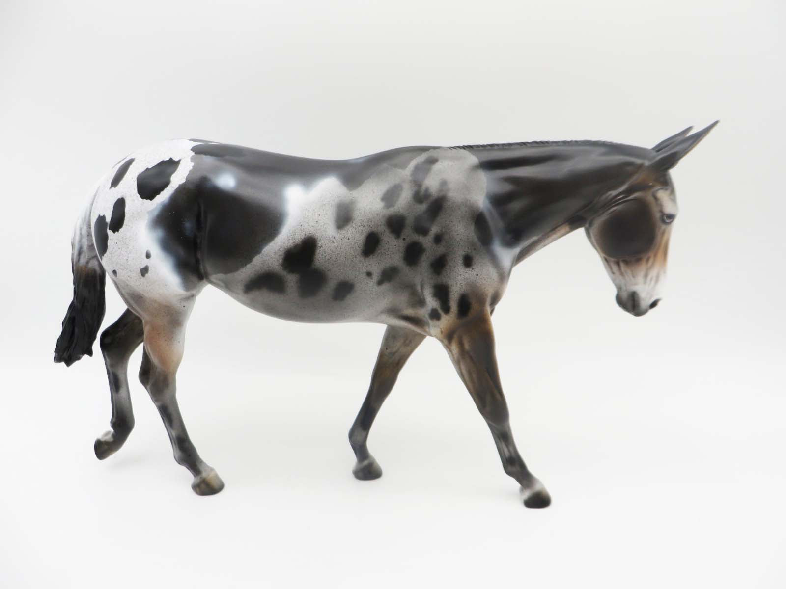 Sugar Lips- OOAK - Loud Appaloosa Mule By Dawn Quick SHCF 23