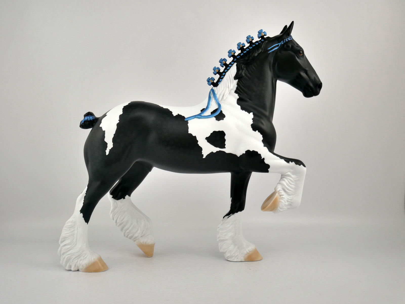 SYNERGY-OOAK BLACK TOBIANO TROTTING DRAFTER BY ELLEN ROBBINS 12/09/20