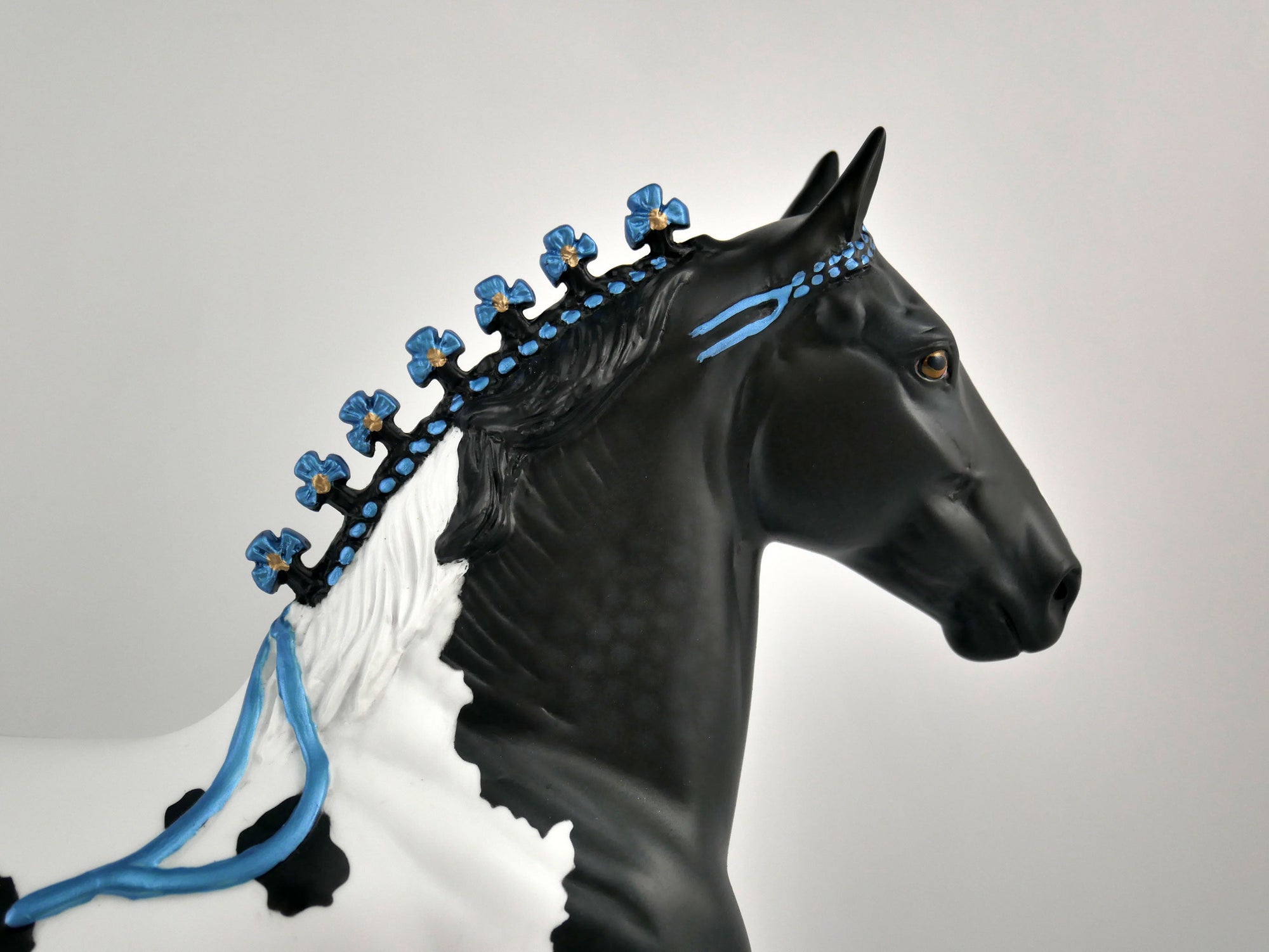 SYNERGY-OOAK BLACK TOBIANO TROTTING DRAFTER BY ELLEN ROBBINS 12/09/20